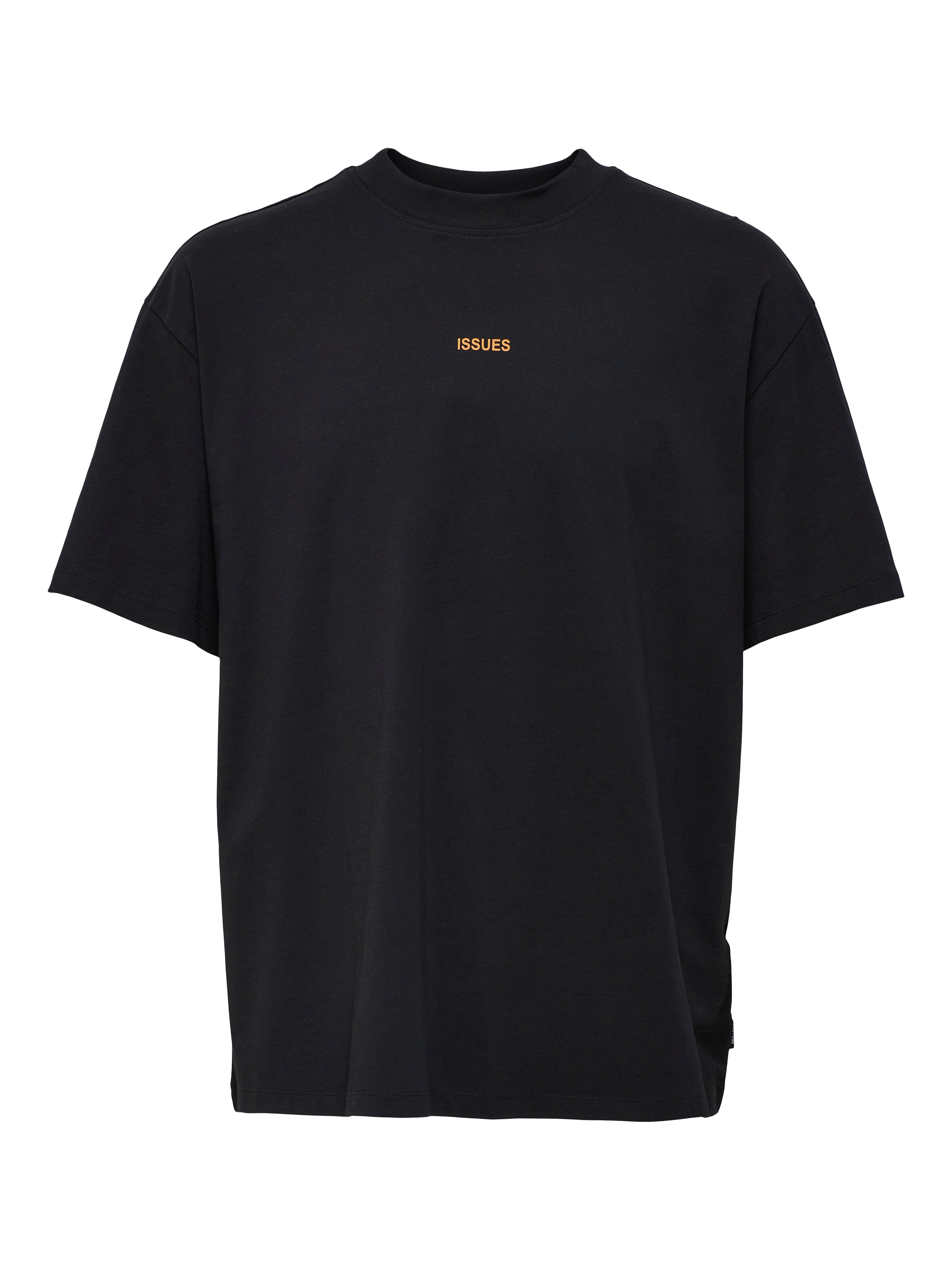 Oversize Fit O-Neck T-Shirt | Black 