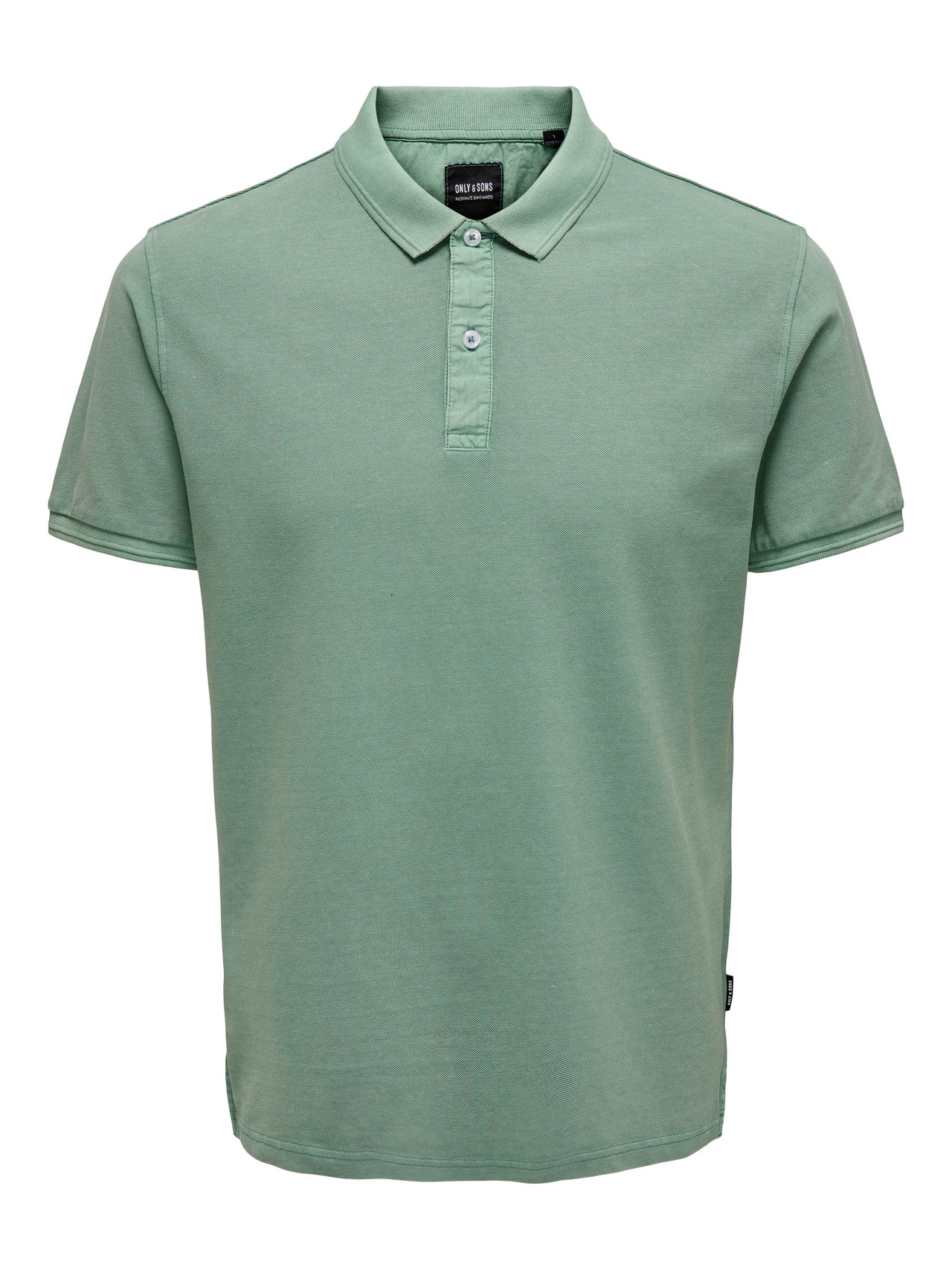 ONLY & SONS Polo Slim Fit Paricollo -Chinois Green - 22021769