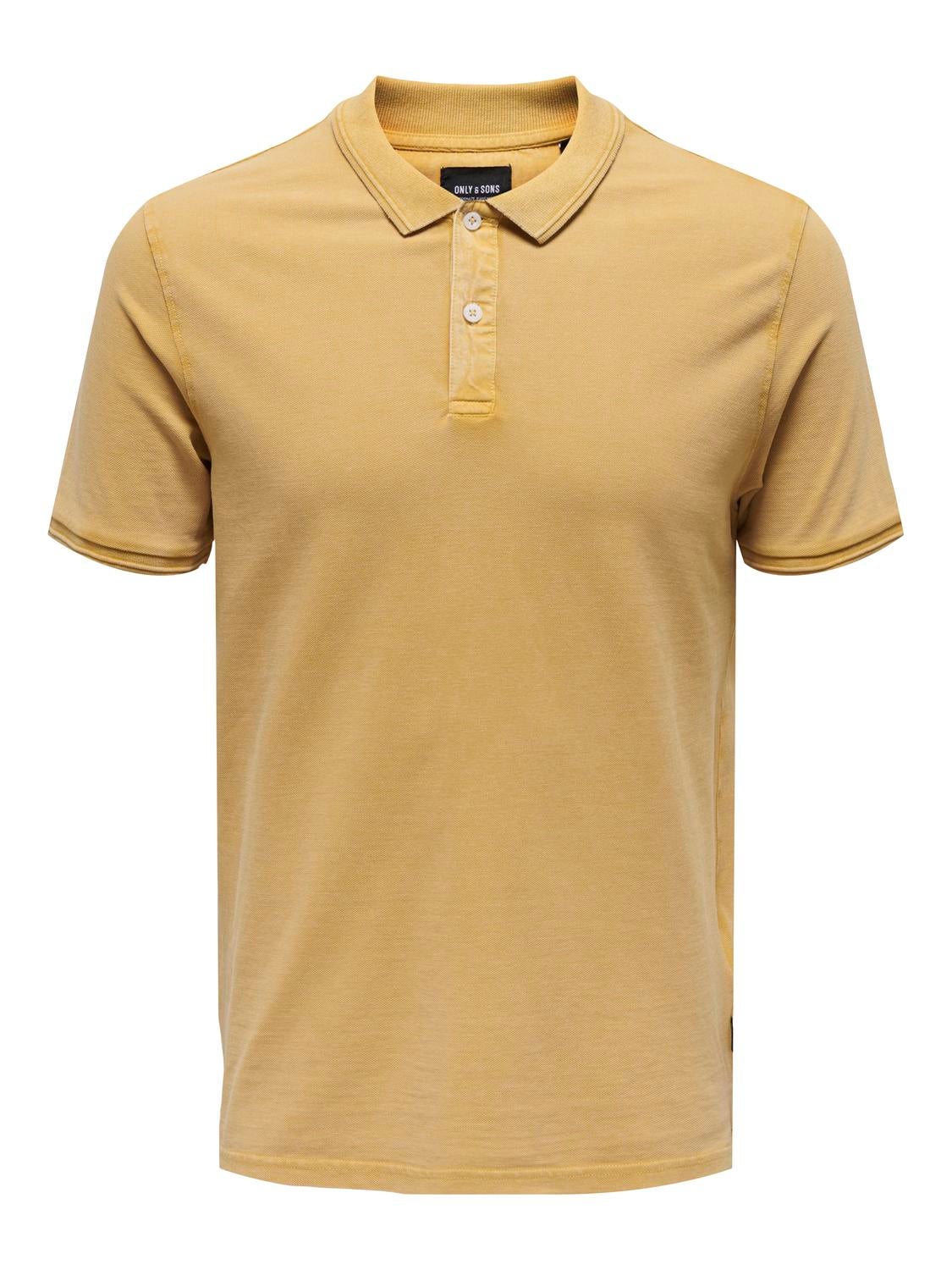 Light brown polo outlet shirt