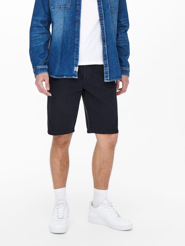 ONLY & SONS Shorts Tapered Fit Vita media - 22021818