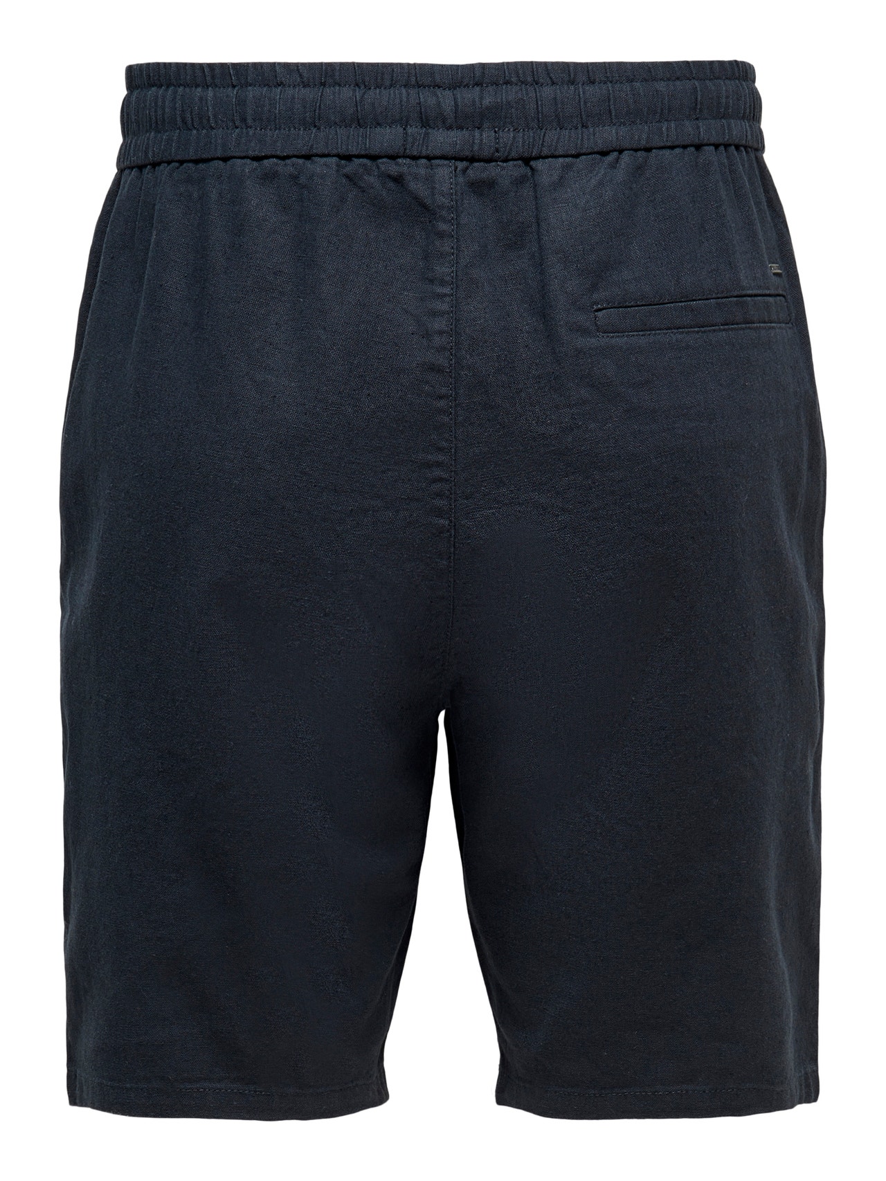ONLY & SONS Comfort Fit Middels høy midje Shorts -Dark Navy - 22021824