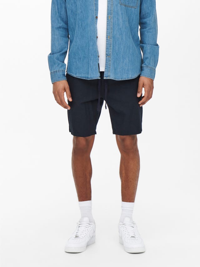 ONLY & SONS Komfort Fit Mittlere Taille Shorts - 22021824