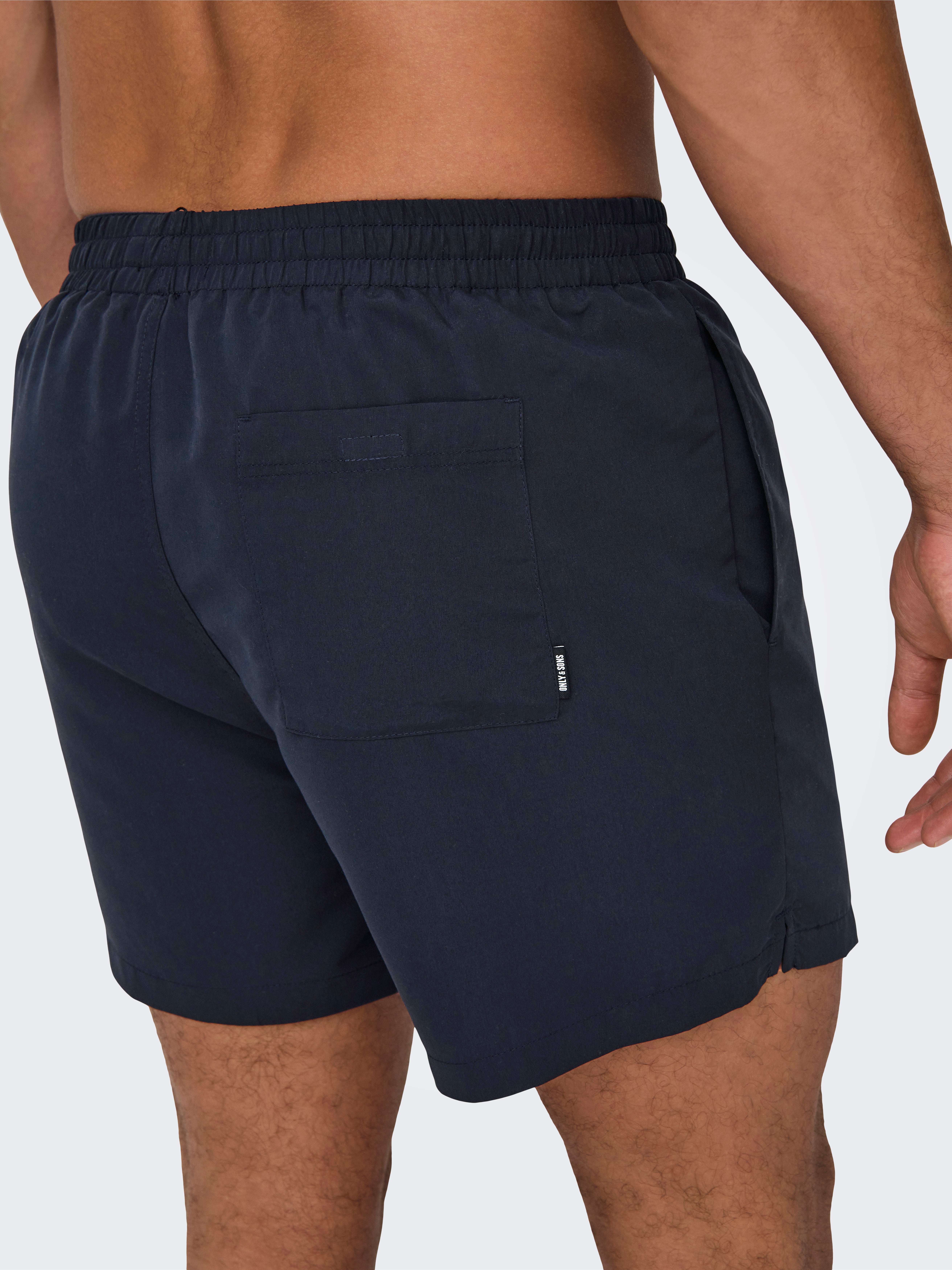 Regular fit shorts, Dark Blue - Sisley