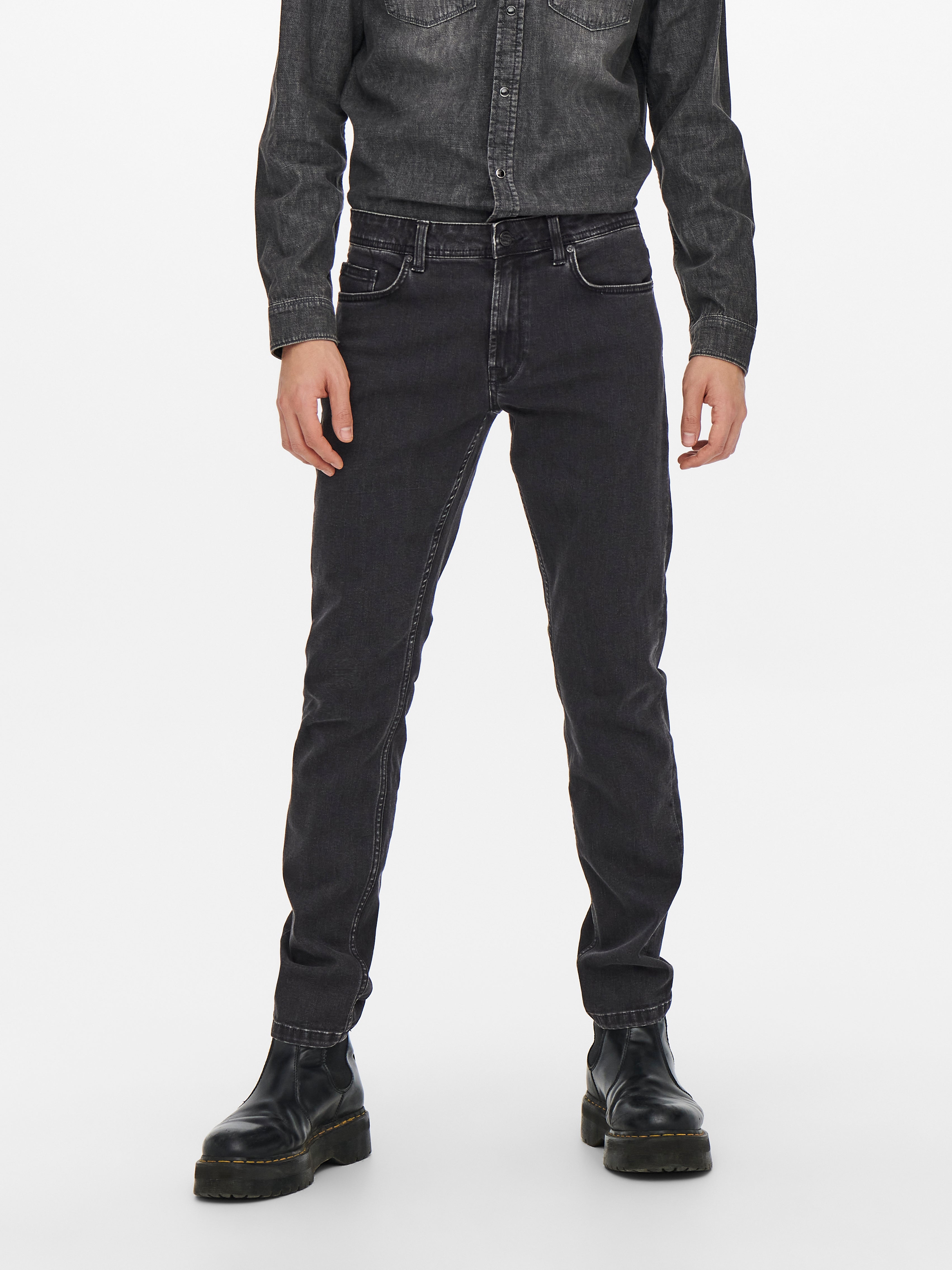 regular fit jeans black