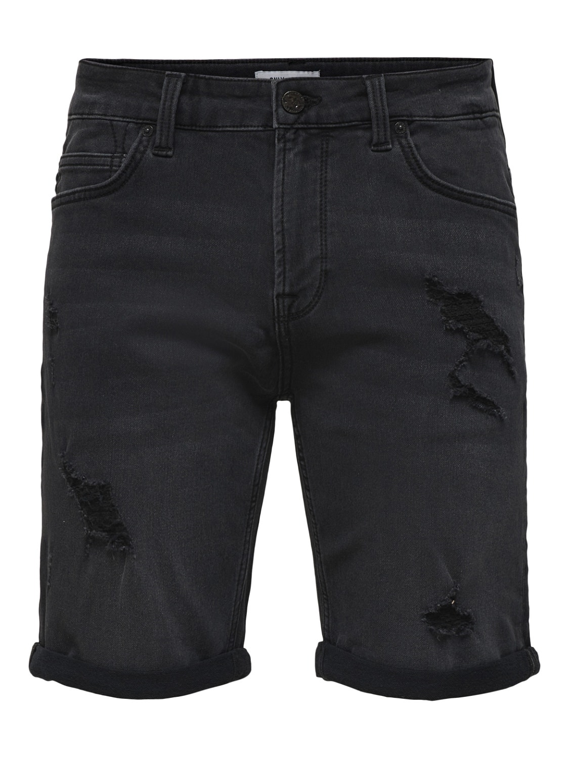 ONLY & SONS Slim Fit Shorts -Black Denim - 22021892