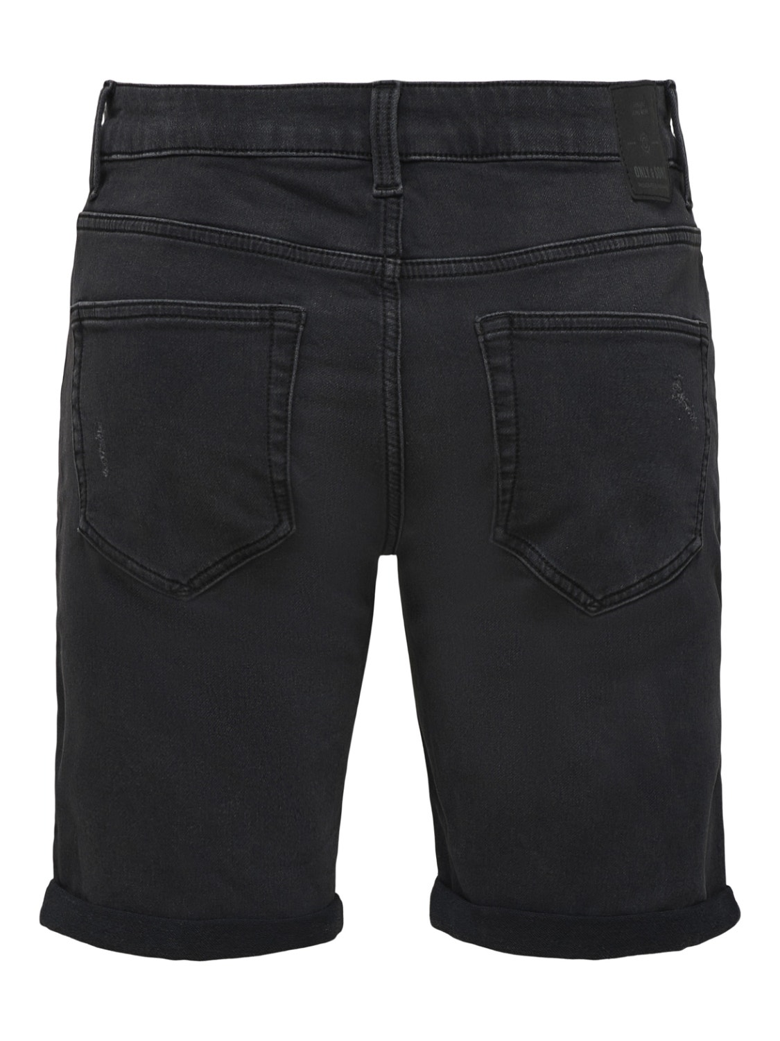 ONLY & SONS Shorts Corte slim -Black Denim - 22021892