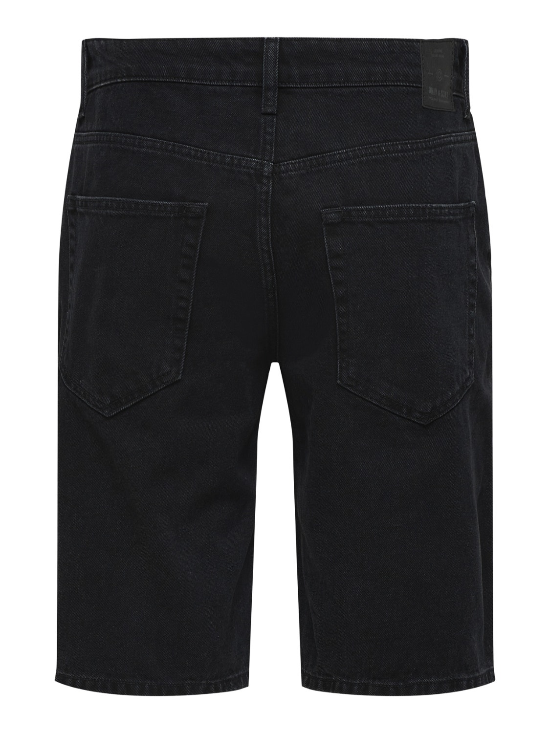 ONLY & SONS Avsmalnande passform Shorts -Black Denim - 22021899