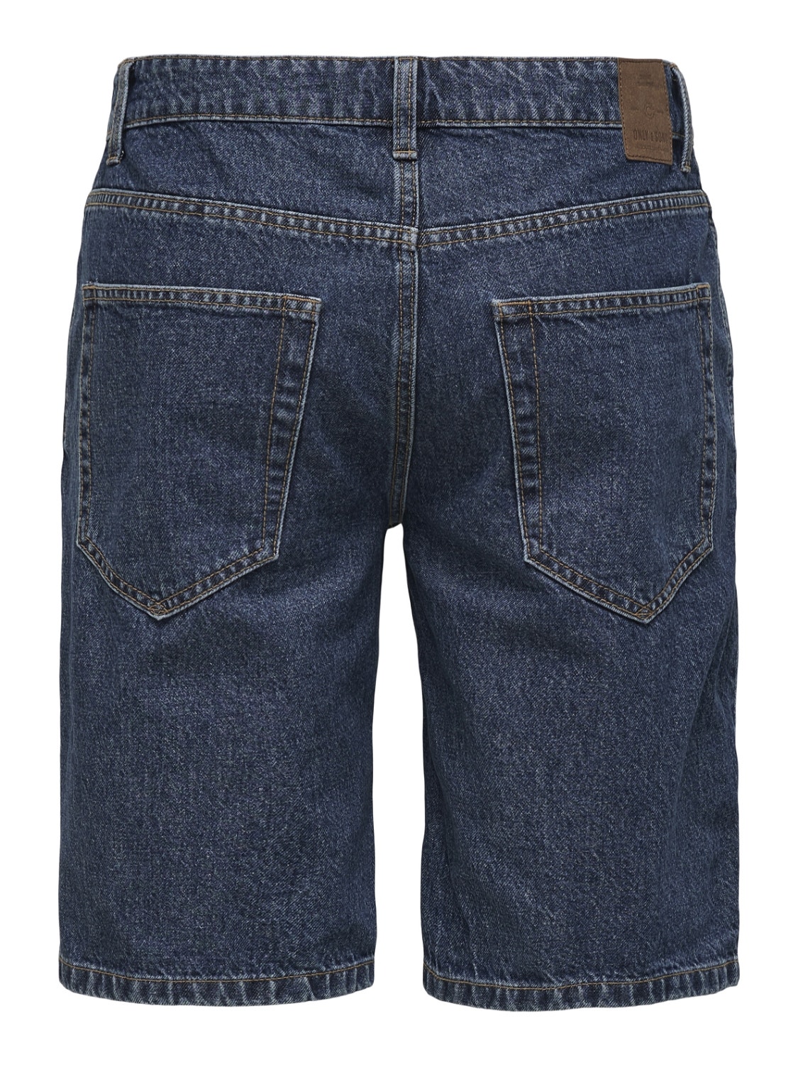 ONLY & SONS Tapered Fit Middels høy midje Shorts -Blue Denim - 22021906