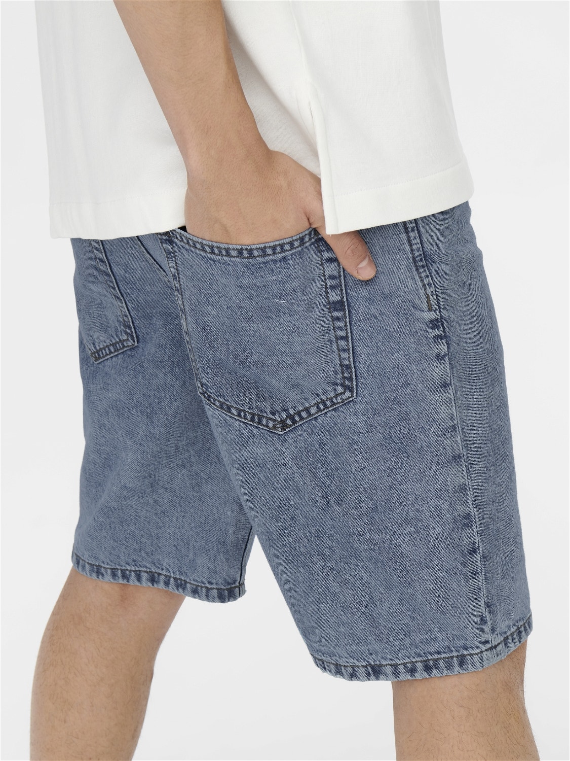 ONLY & SONS Shorts Comfort Fit -Blue Denim - 22021908