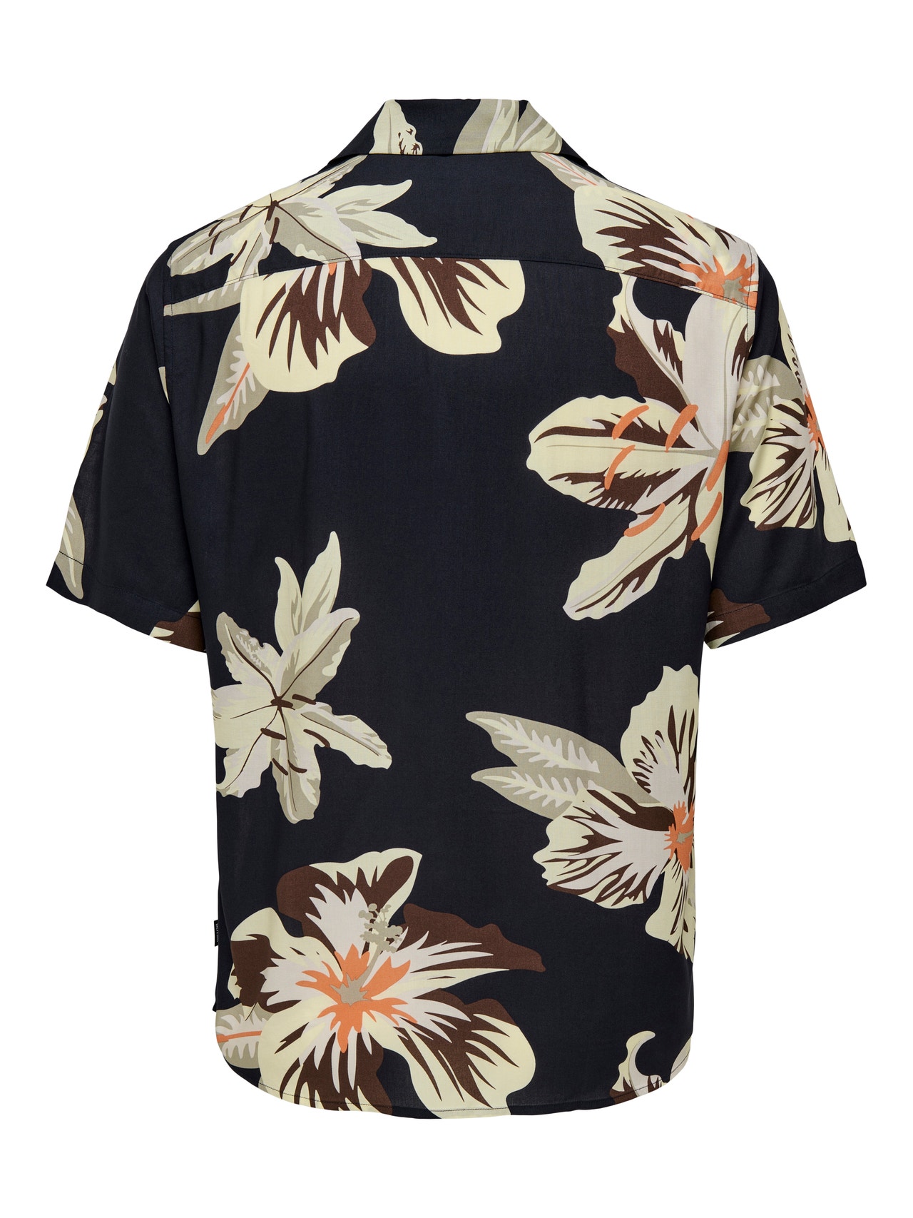 ONLY & SONS Regular Fit Resort collar Shirt -Pear Sorbet - 22021965