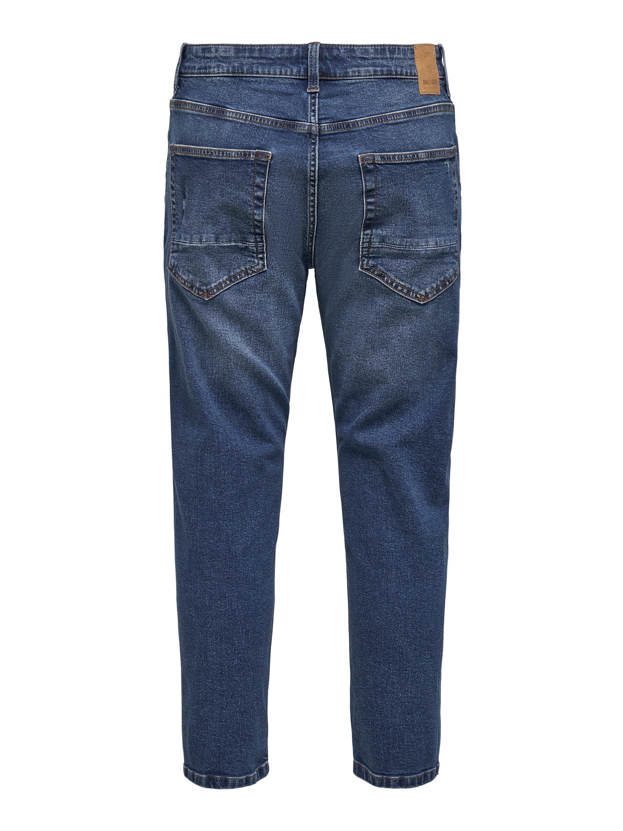 ONLY & SONS Verjüngt Offener Saum Jeans -Blue Denim - 22022104