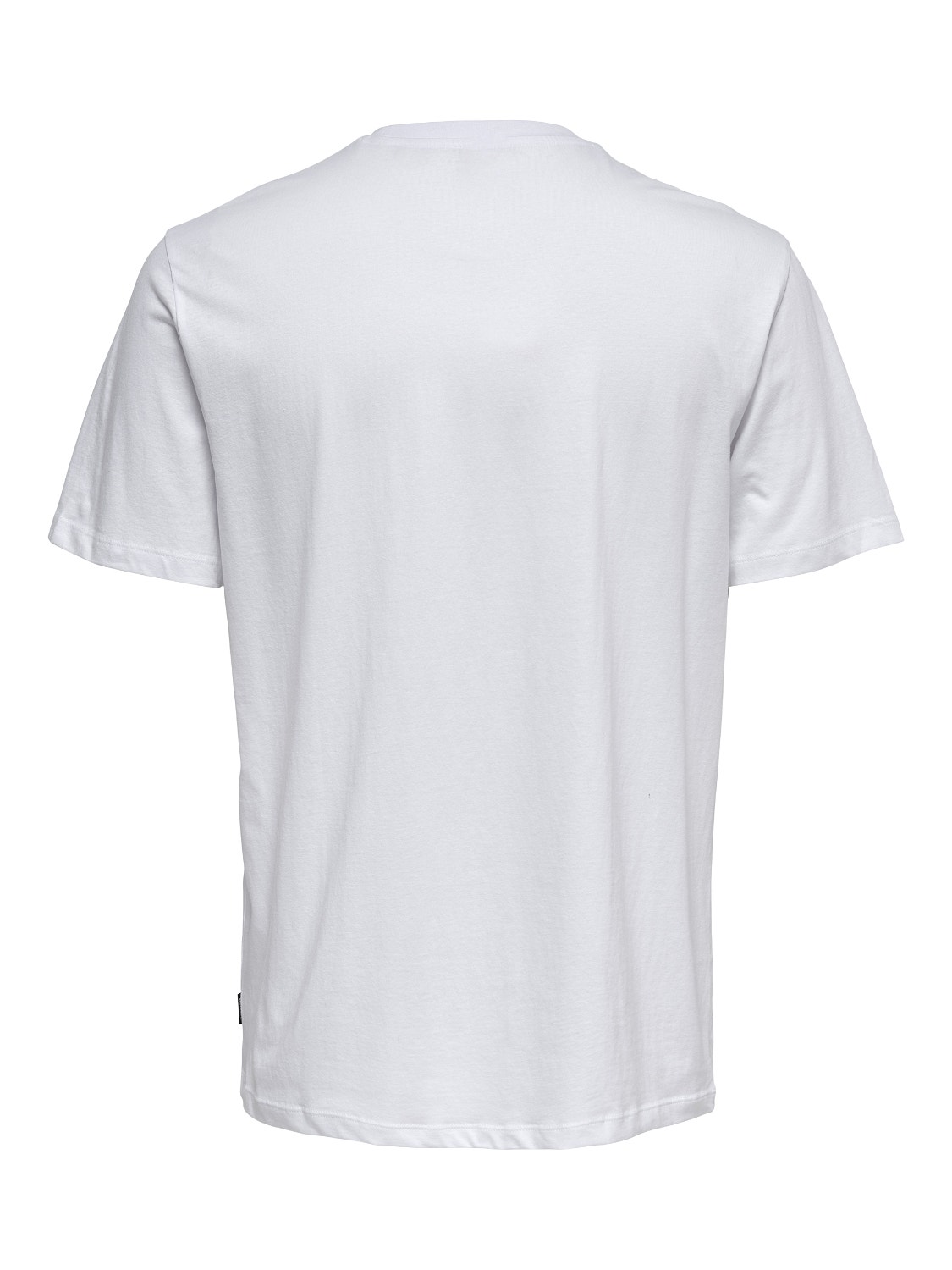 ONLY & SONS Normal geschnitten Rundhals T-Shirt -Bright White - 22022196