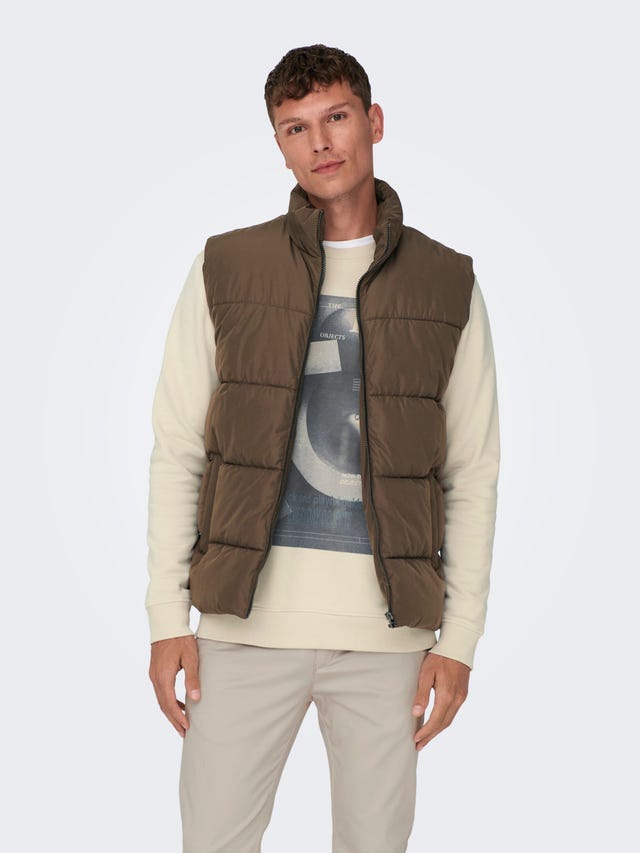 ONLY & SONS Gilets anti-froid Col haut - 22022232