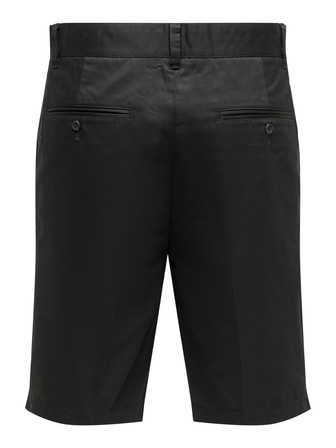 ONLY & SONS Classic chino shorts -Black - 22022326