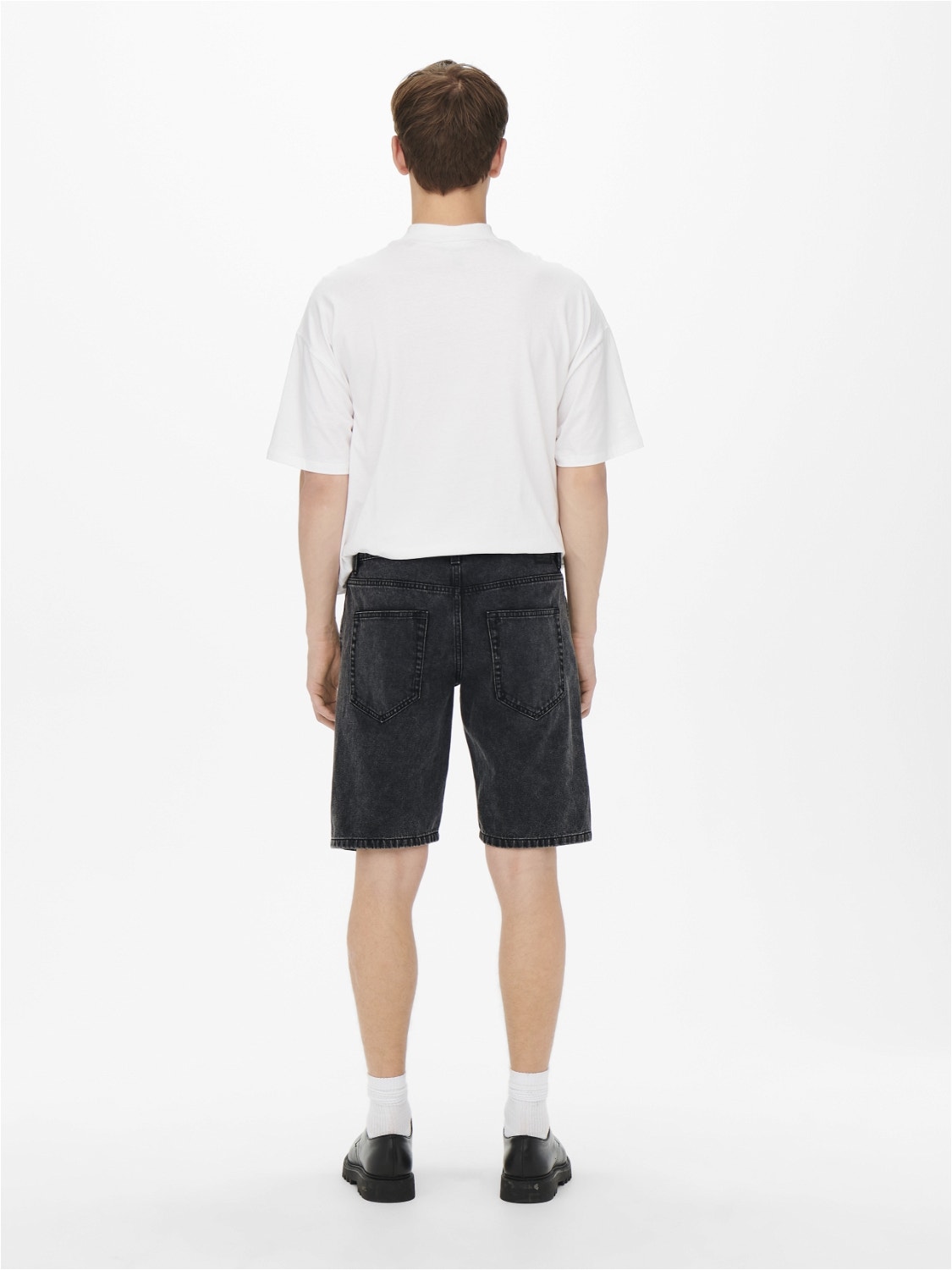 ONLY & SONS Shorts Slim Fit -Black Denim - 22022337