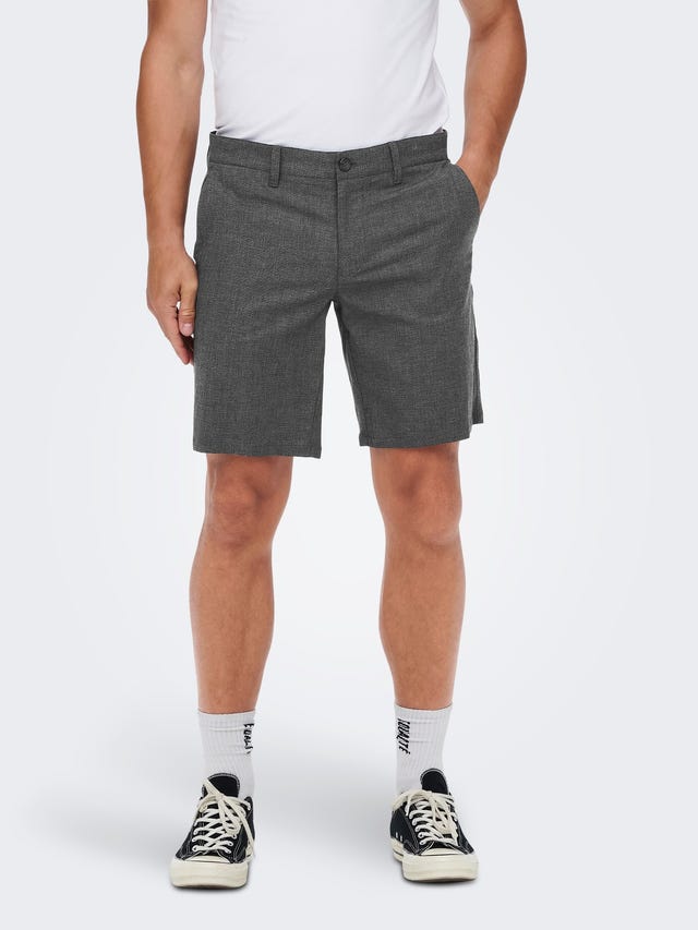 ONLY & SONS Shorts Tapered Fit Taille moyenne - 22022339