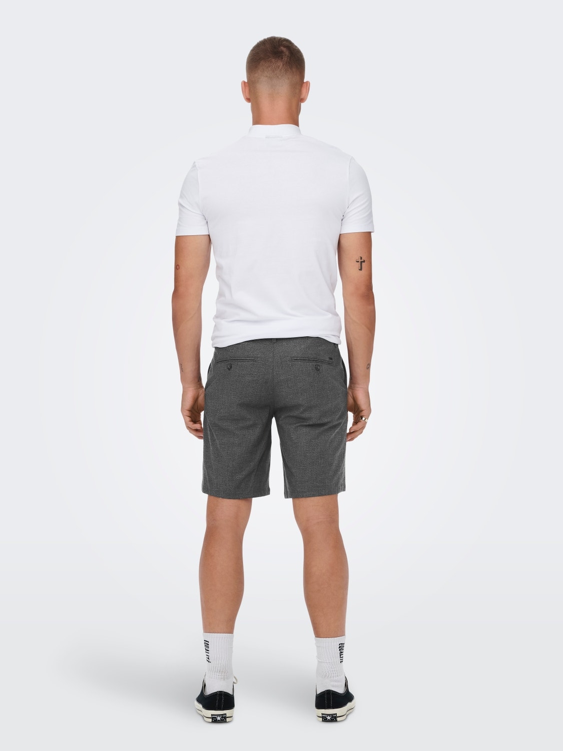 ONLY & SONS Shorts Corte tapered Cintura media -Black - 22022339