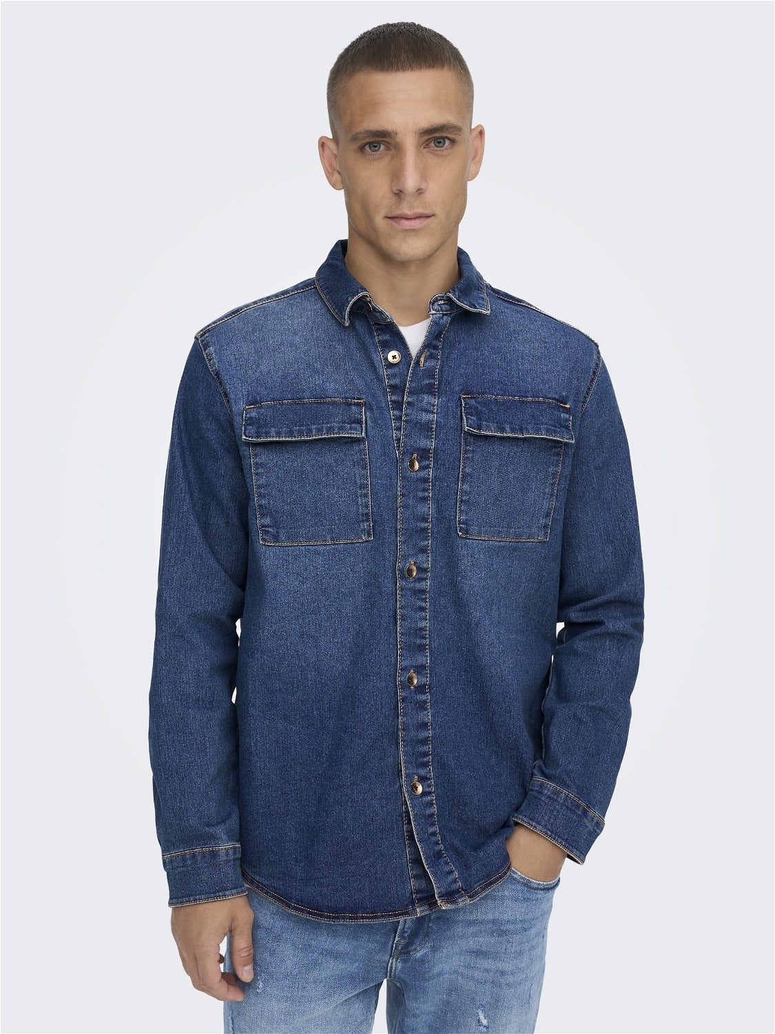 Regular fit Denim overshirt with 20% discount! | ONLY & SONS®