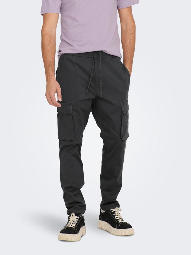 ONLY & SONS Tapered Fit Trousers - 22022366