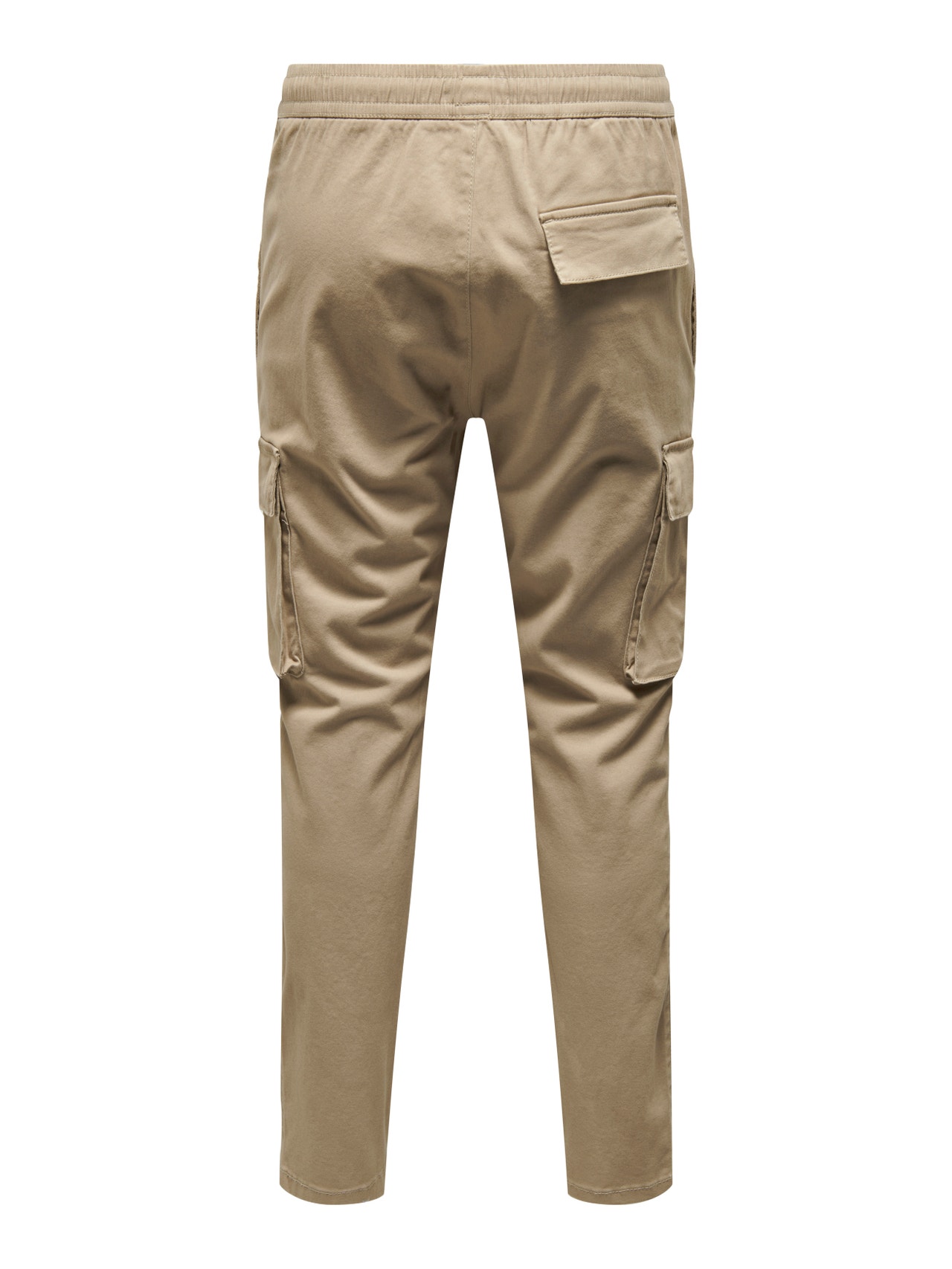 ONLY & SONS Pantalons Tapered Fit -Chinchilla - 22022366
