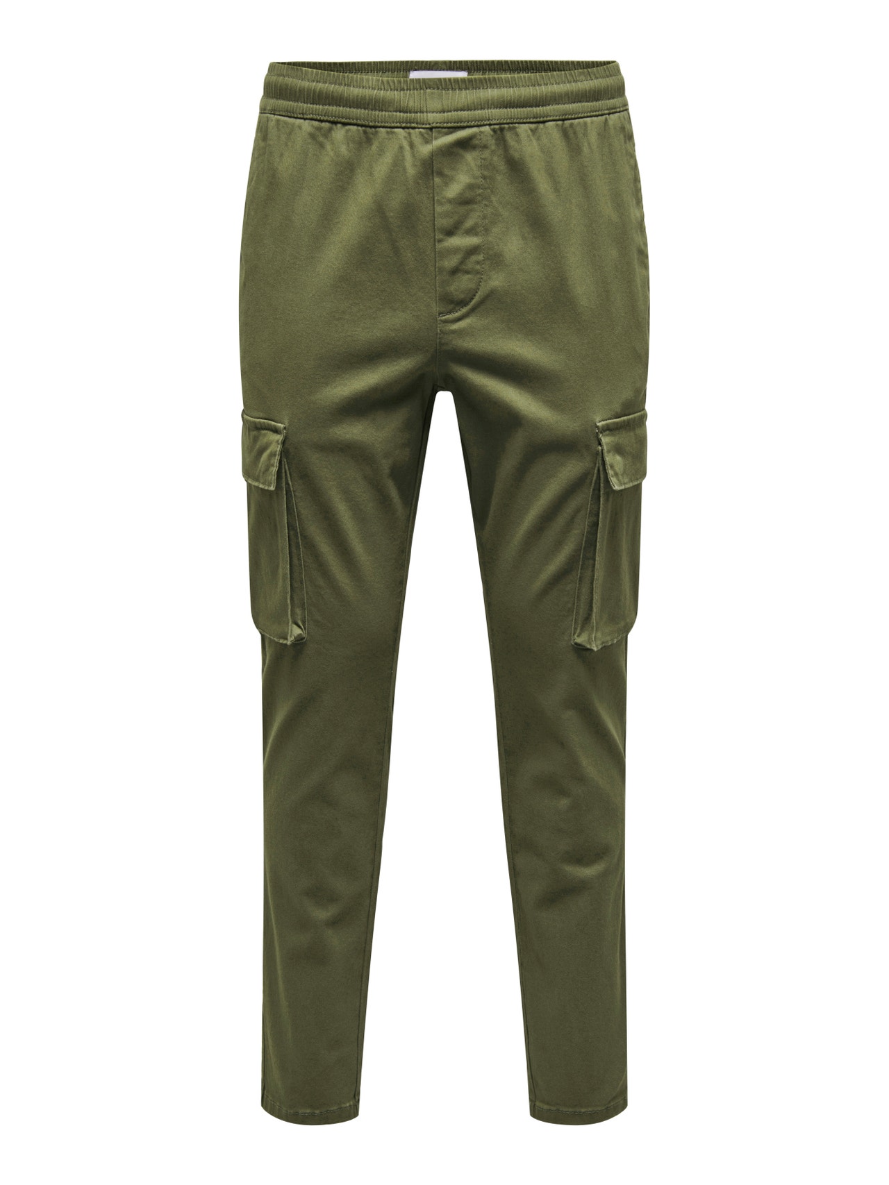 ONLY & SONS Pantalons Tapered Fit -Olive Night - 22022366