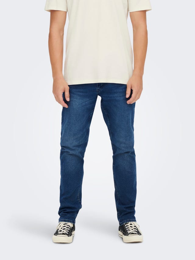 ONLY & SONS Normal geschnitten Mittlere Taille Jeans - 22022375