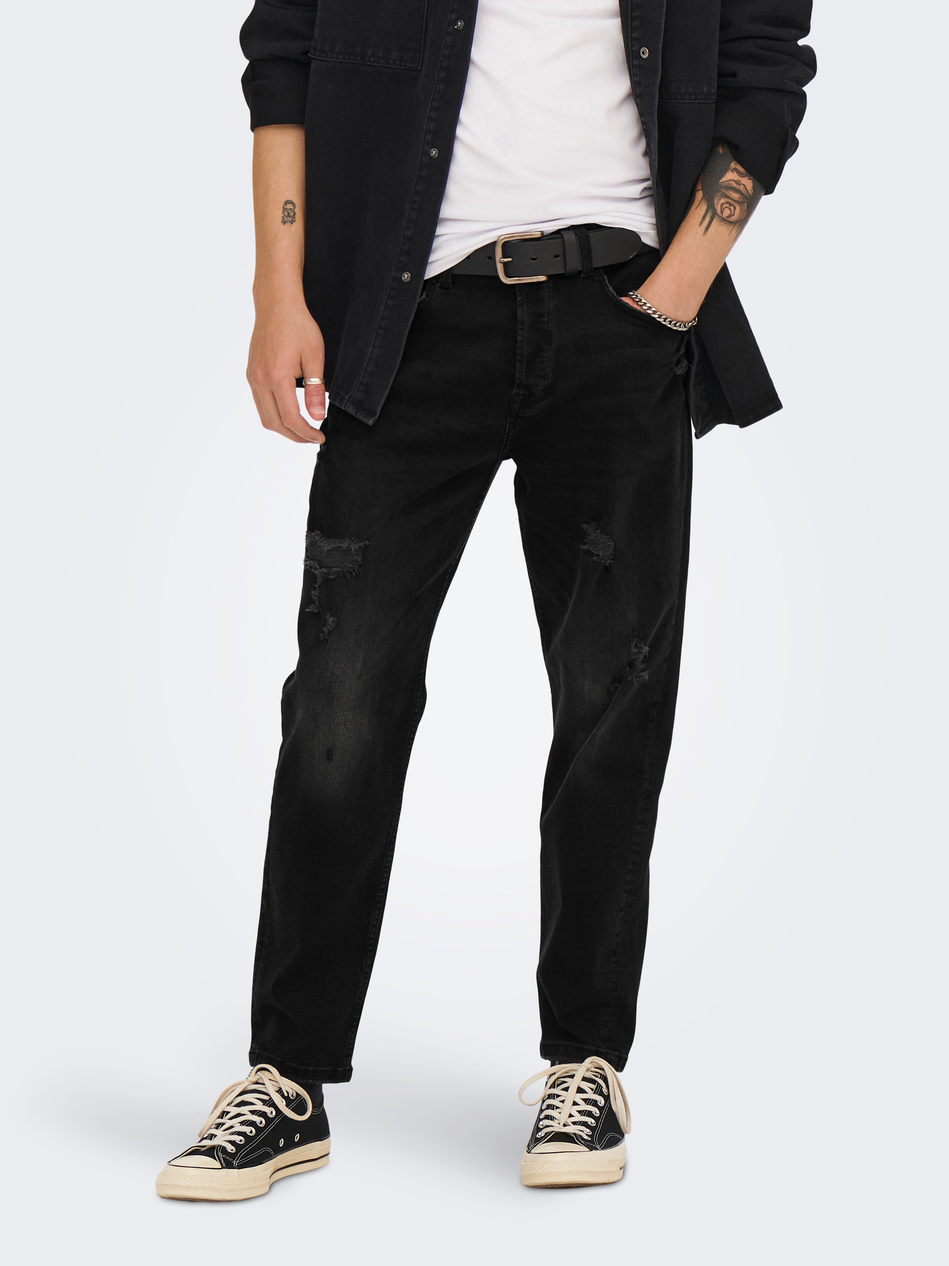 Black store demej jeans