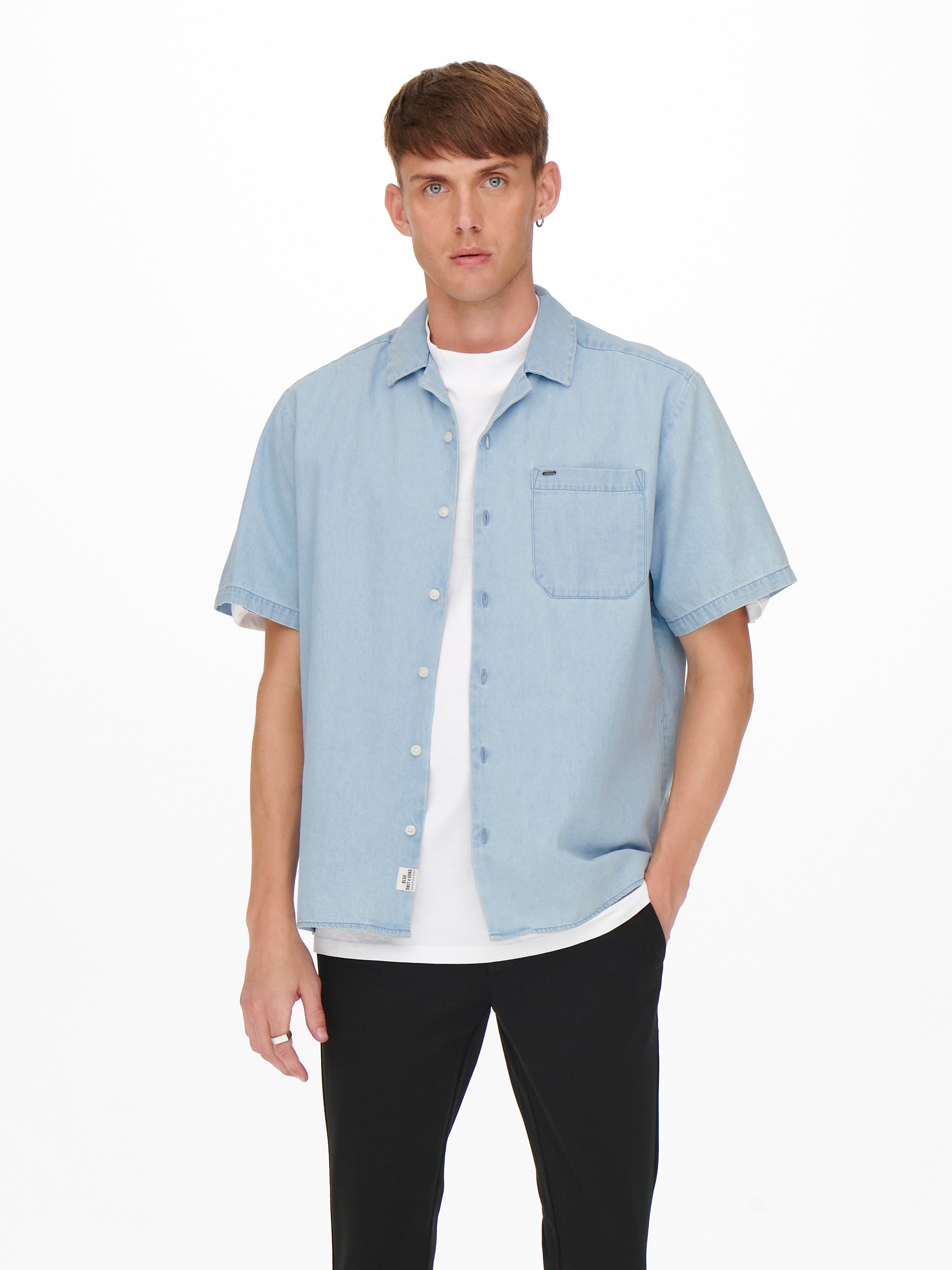 Camicie Regular Fit Collo Camicia 