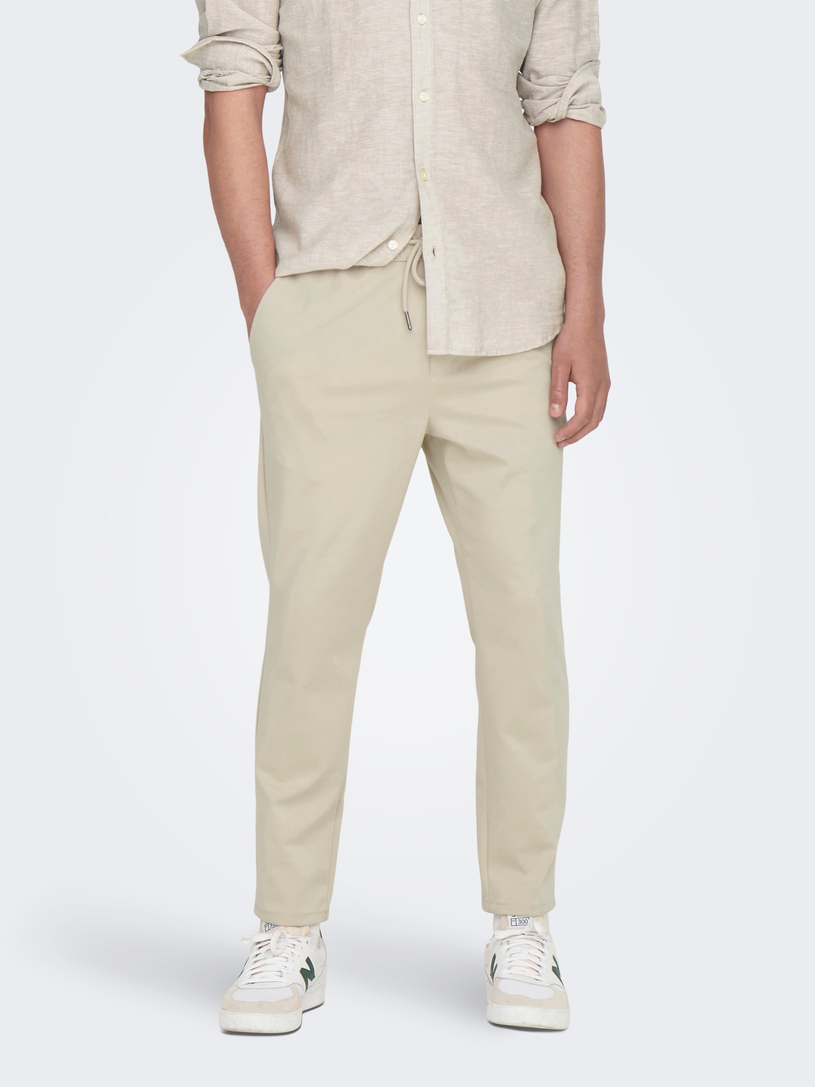 Cropped chino 2024 pants mens