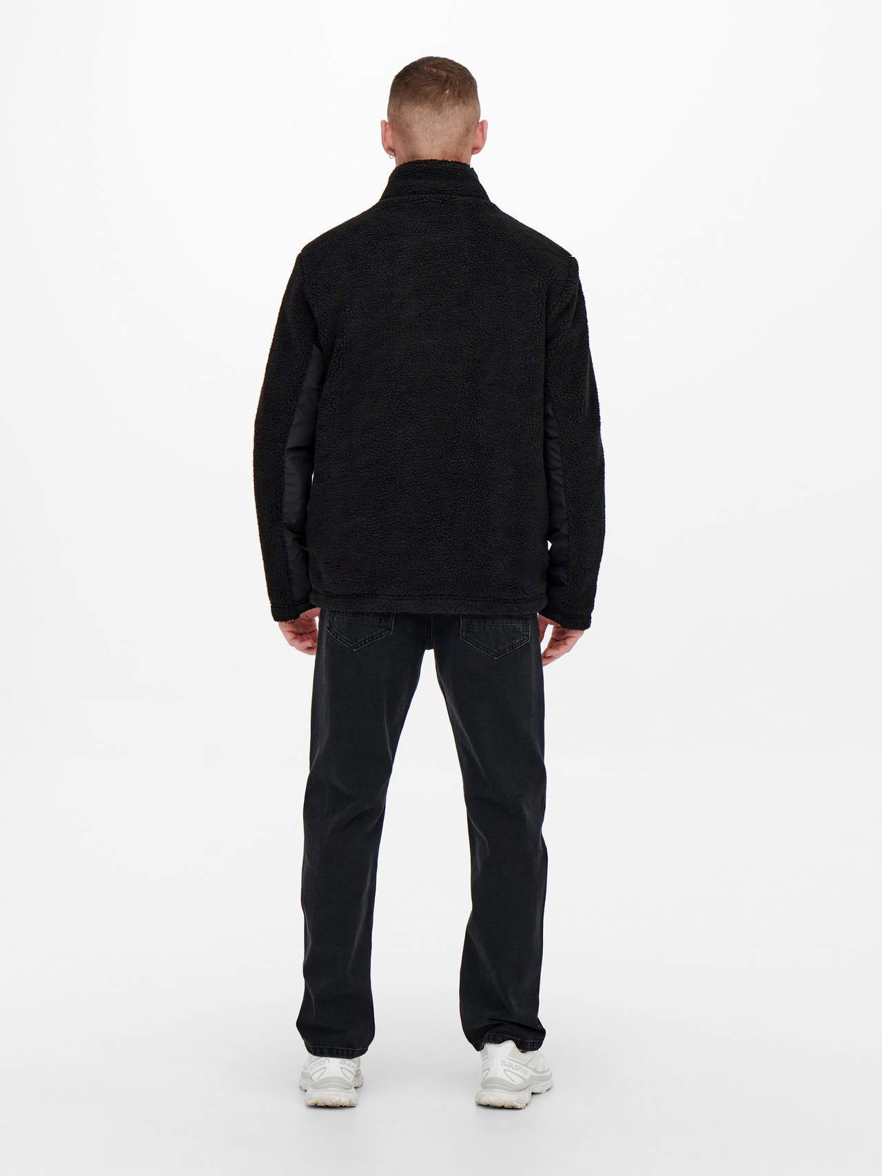 ONLY & SONS Sherpa mix jacket -Black - 22022512