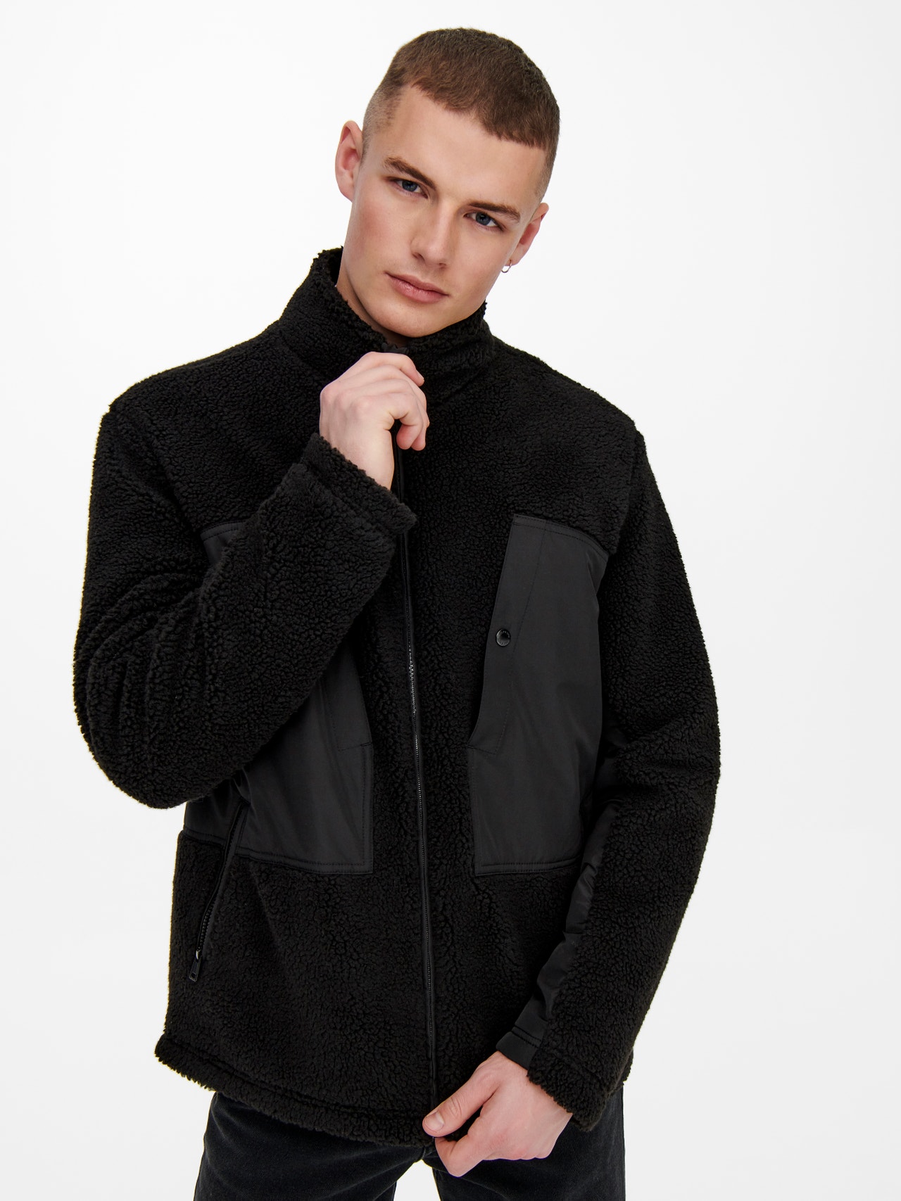 ONLY & SONS High neck Jacket -Black - 22022512