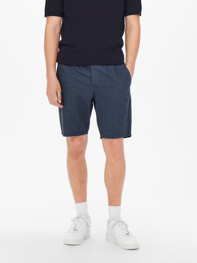 ONLY & SONS Shorts Tapered Fit Vita media - 22022524