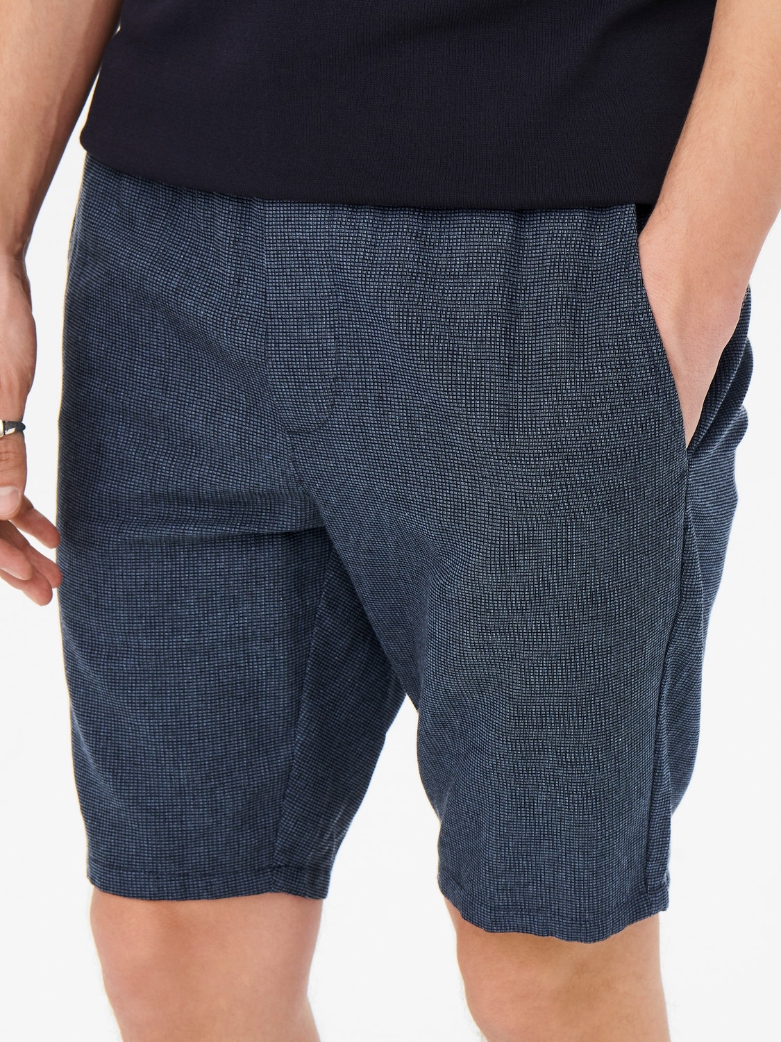 ONLY & SONS Verjüngt Mittlere Taille Shorts -Dark Navy - 22022524