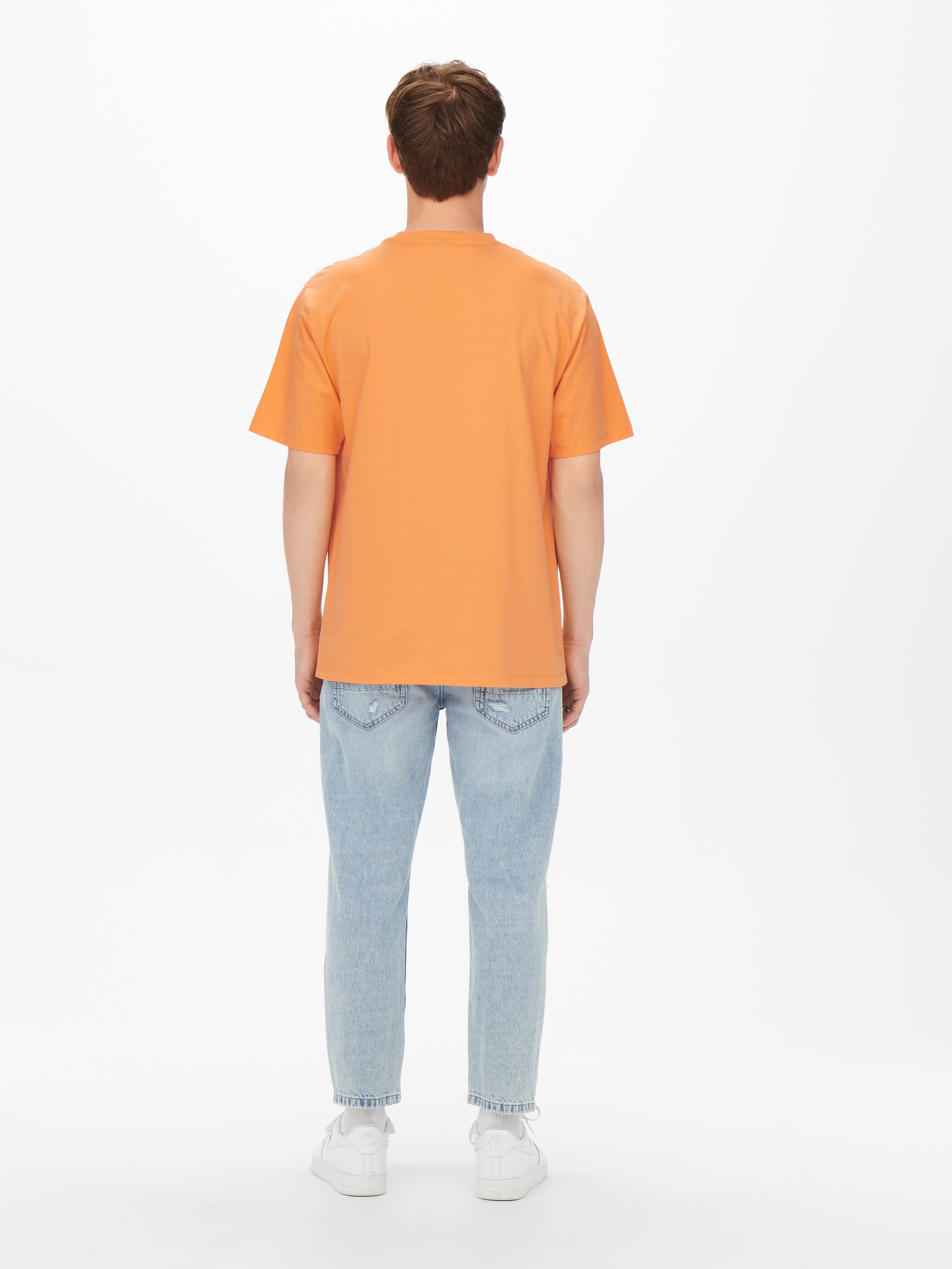 Loose fitted T-shirt | Medium Orange 