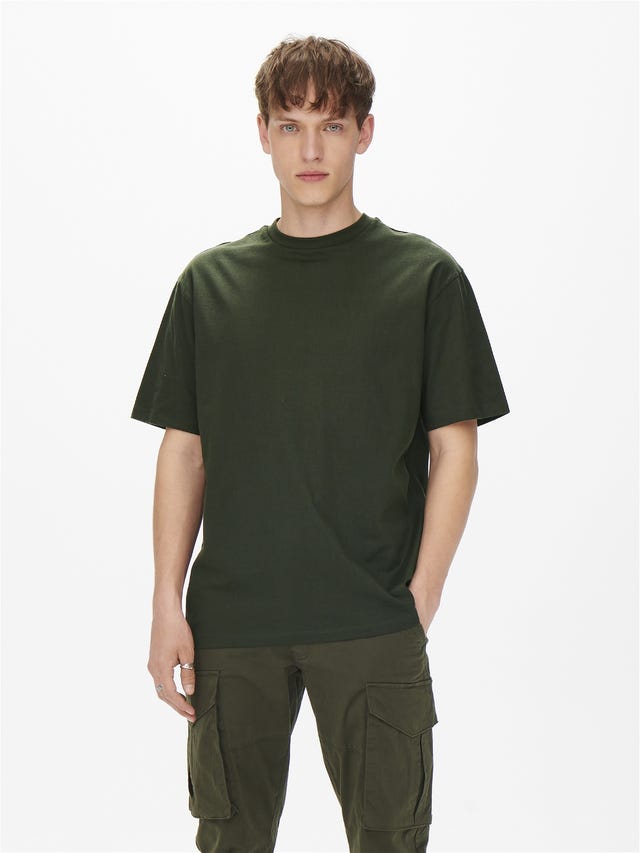 ONLY & SONS Oversized o-hals t-shirt - 22022532