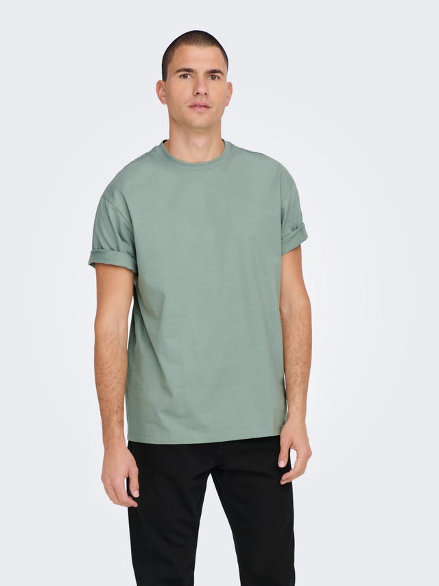 ONLY & SONS Relaxed Fit O-hals T-skjorte - 22022532