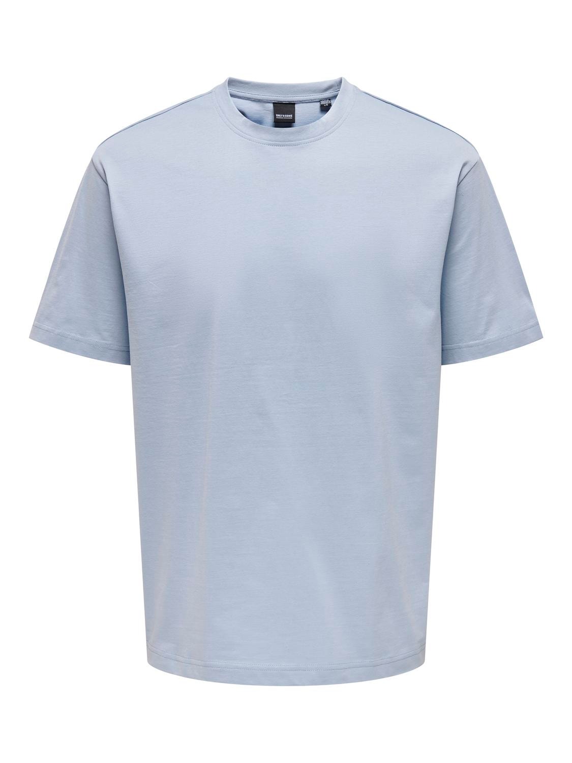 ONLY & SONS T-shirts Relaxed Fit Col rond -Eventide - 22022532