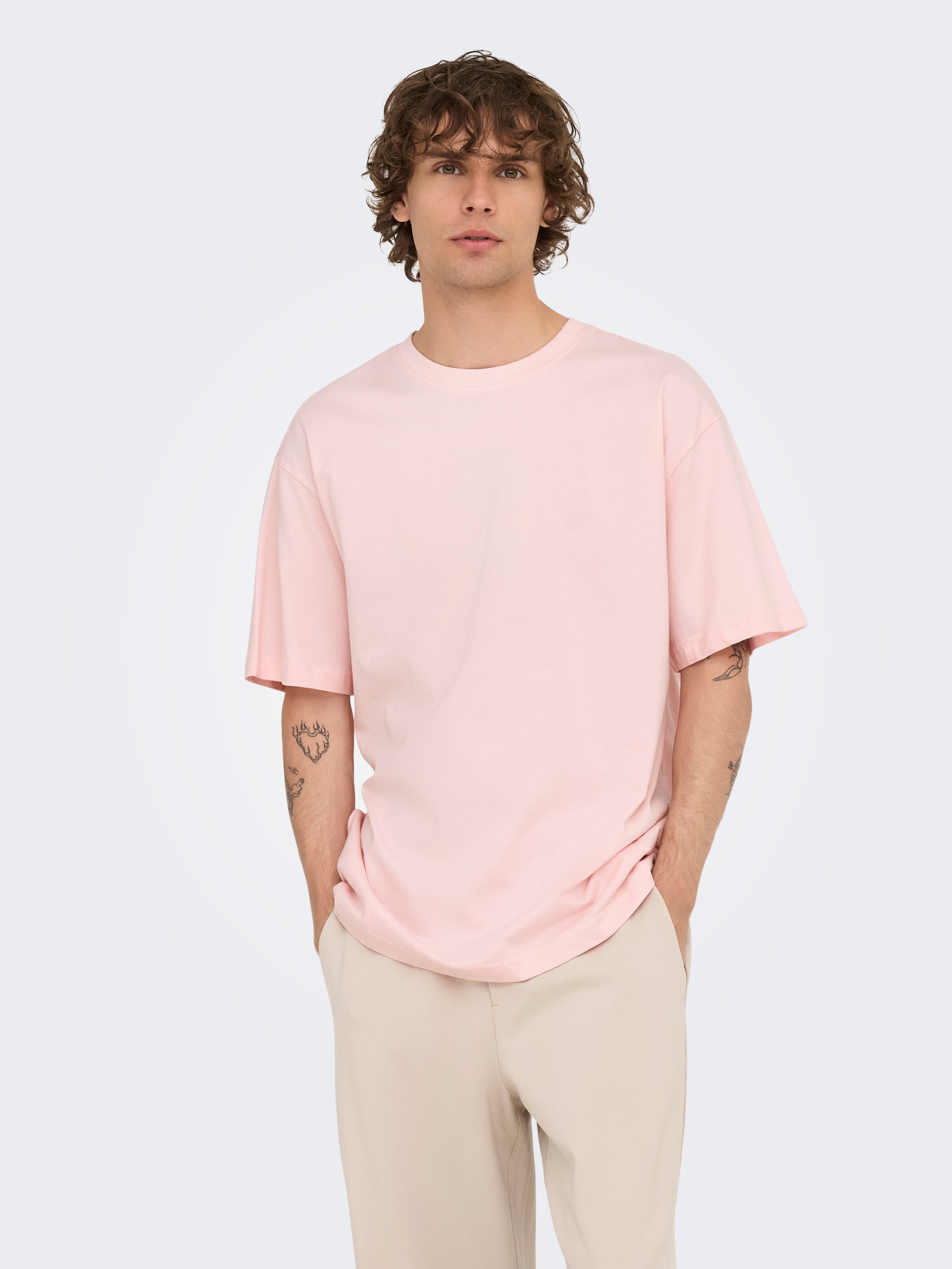 トップス nknit dry cotton T-shirts 2piece set dry cotton T-shirts 2piece set – NKNIT