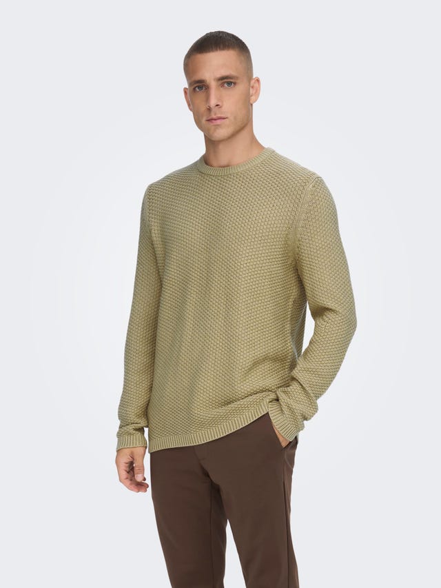 ONLY & SONS Rundhals Pullover - 22022593