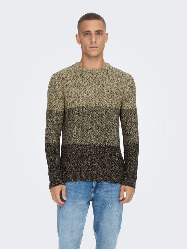 ONLY & SONS Textured knitted pullover - 22022594