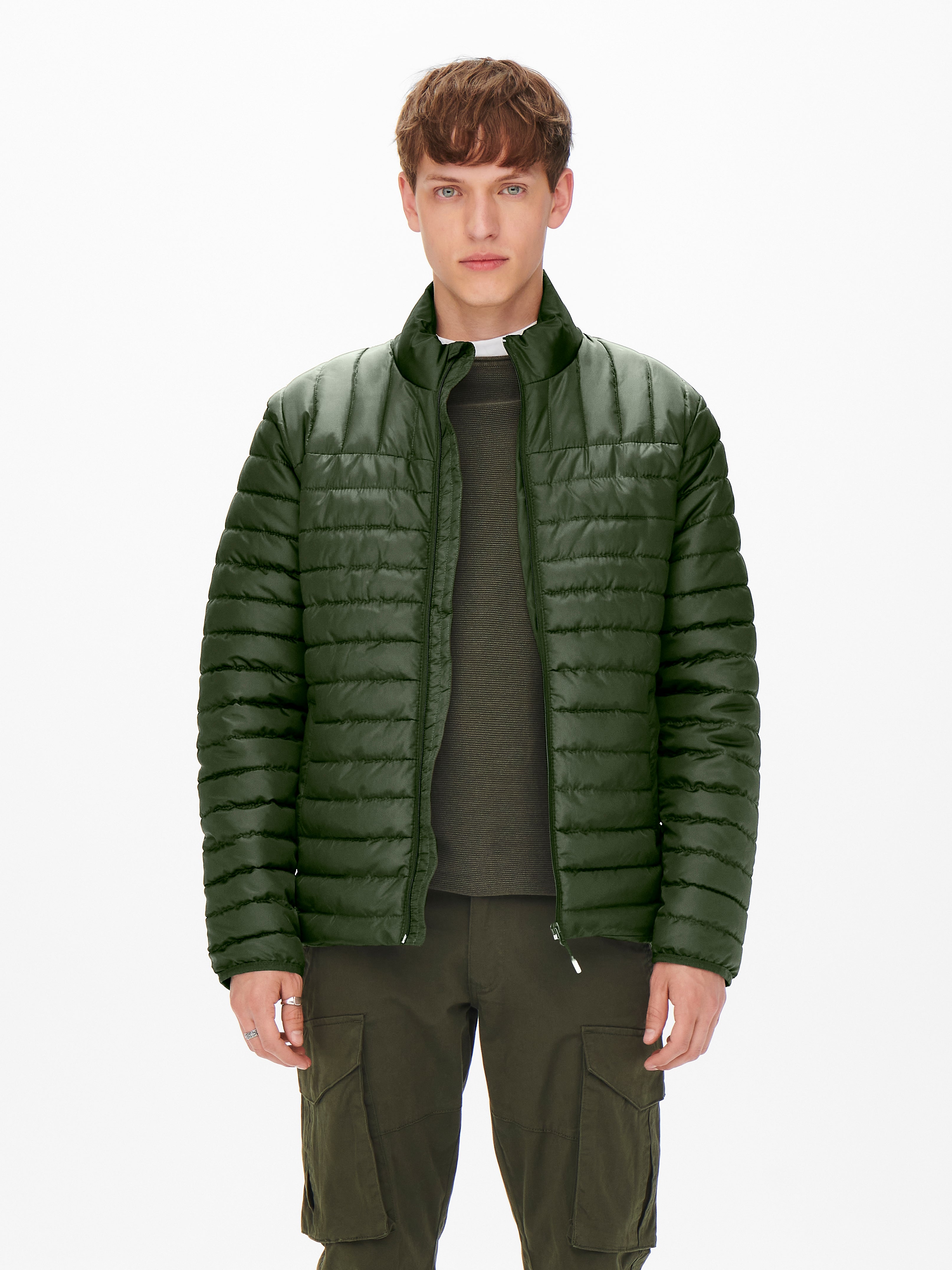 Only and sons deals field jacket lichen green