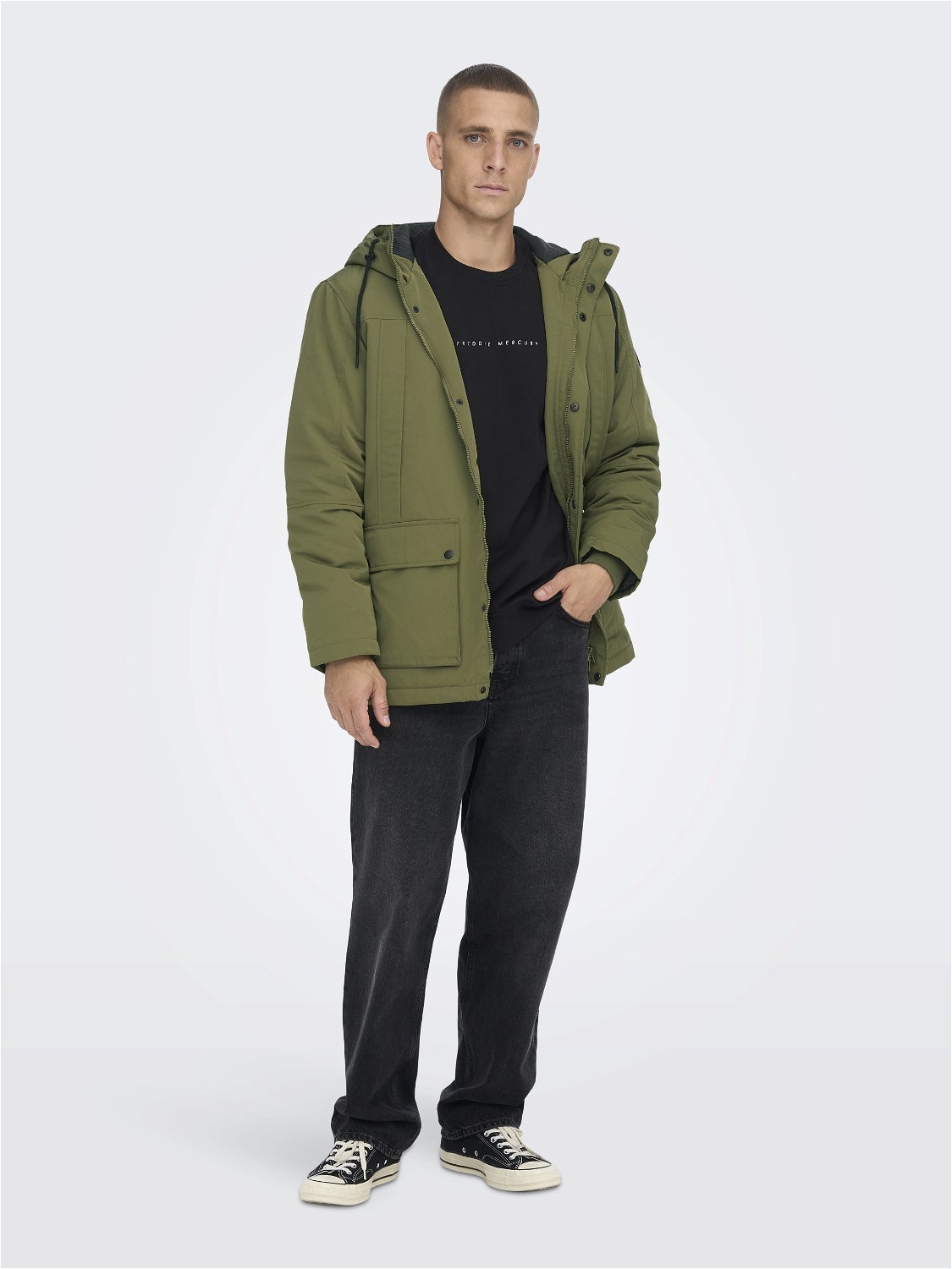 Parka jacket with hood with 20% discount! | ONLY & SONS®