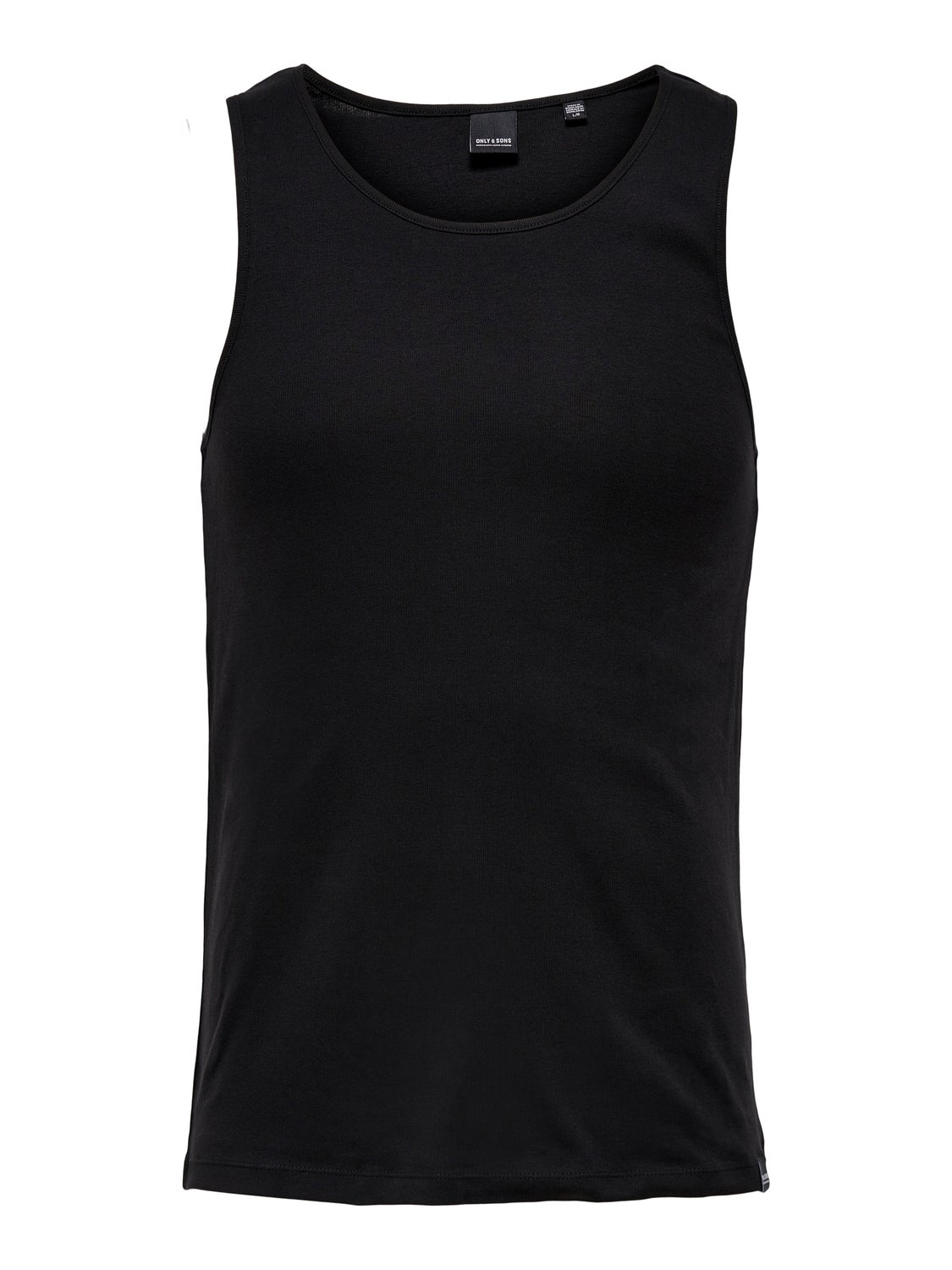 Relaxed Fit O-Neck T-Shirt | Black 