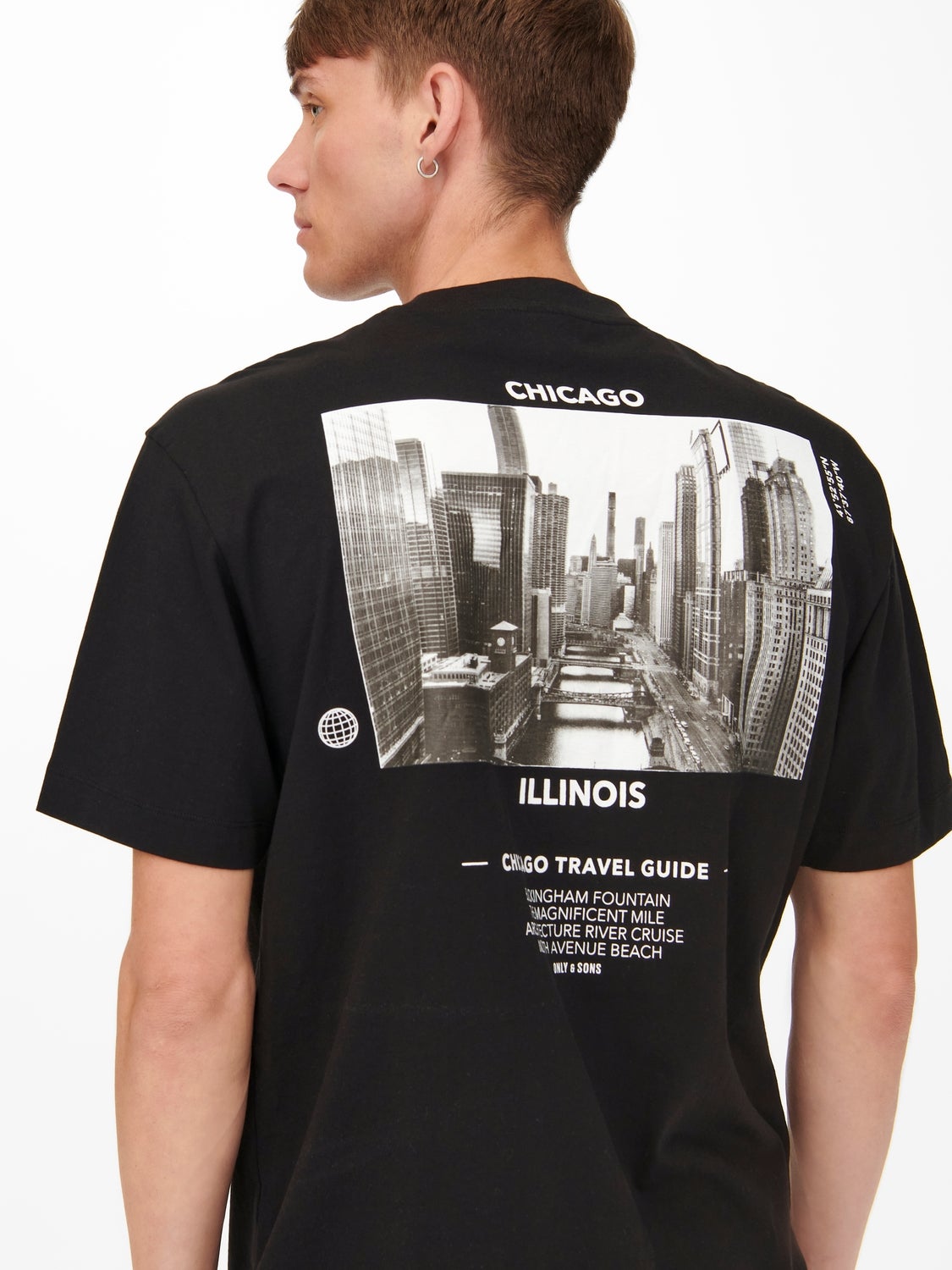 T-shirt Relaxed Fit Paricollo | Black 