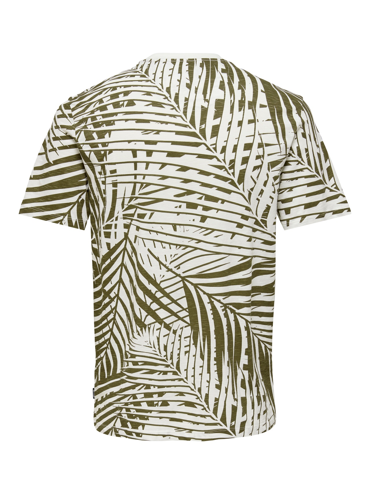 ONLY & SONS O-neck t-shirt with print -Teak - 22022692
