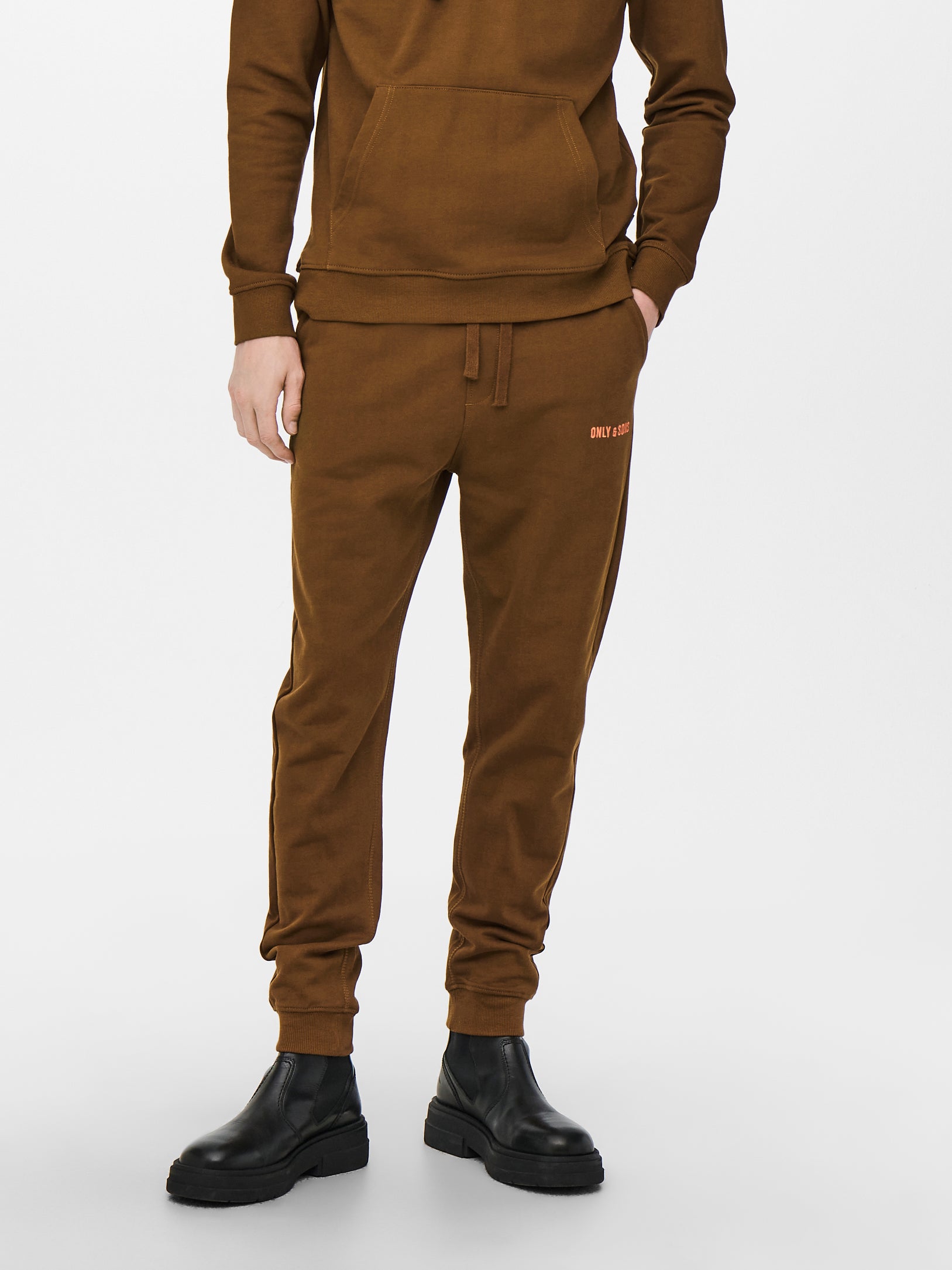 Mens Boys Full Tracksuit Corduroy Design Joggers Slim Fit Ribbed Trouser Hoodies 