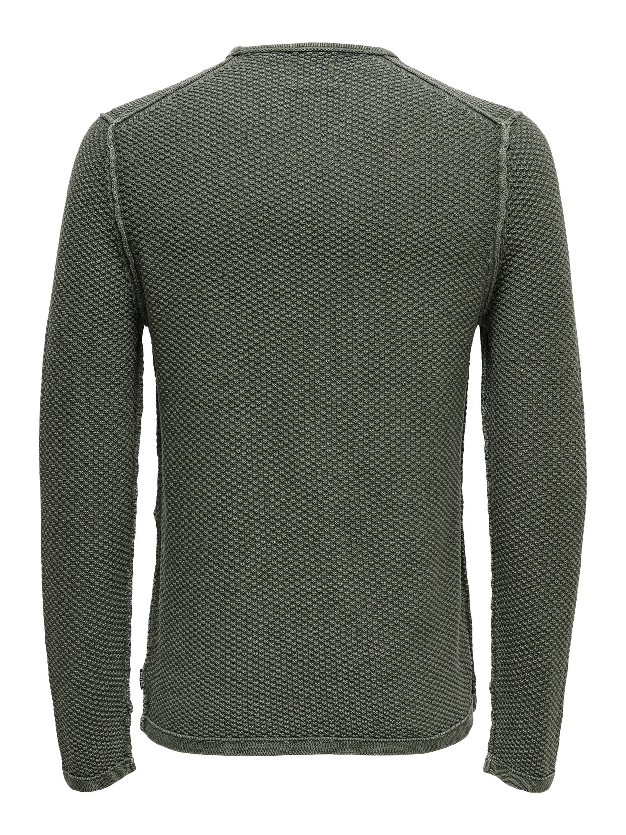 ONLY & SONS O-Neck Pullover -Castor Gray - 22022799