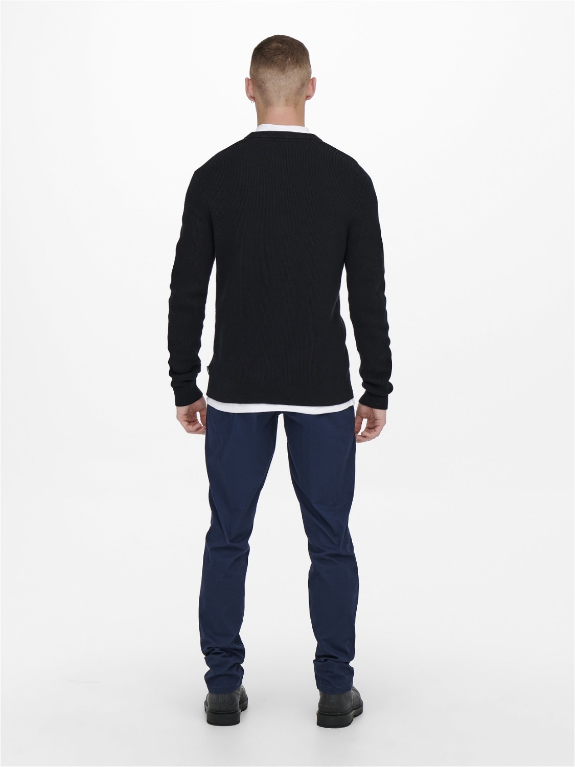 ONLY & SONS Pull-overs Col ras du cou -Dark Navy - 22022855