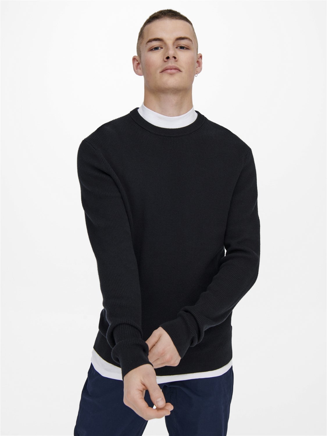 ONSPHIL Pullover | Dark Blue | ONLY & SONS® ONSPHIL Pullover | Dark Blue | ONLY & SONS®