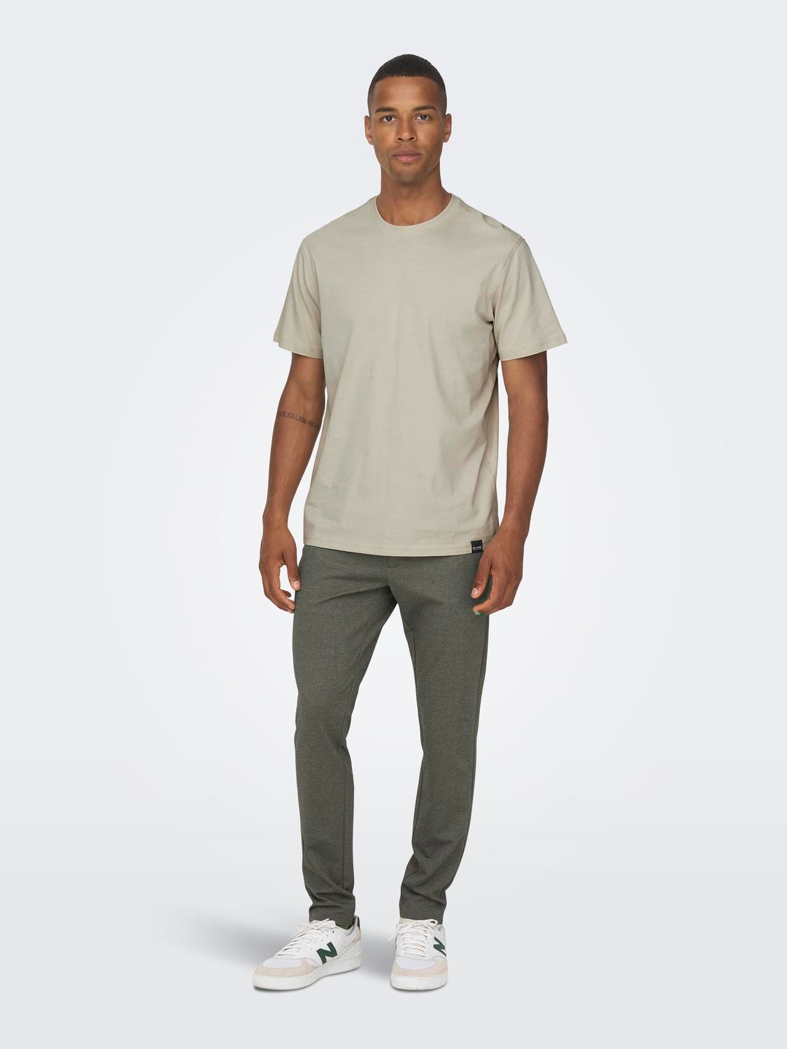 ONLY & SONS Classic chinos -Teak - 22022911